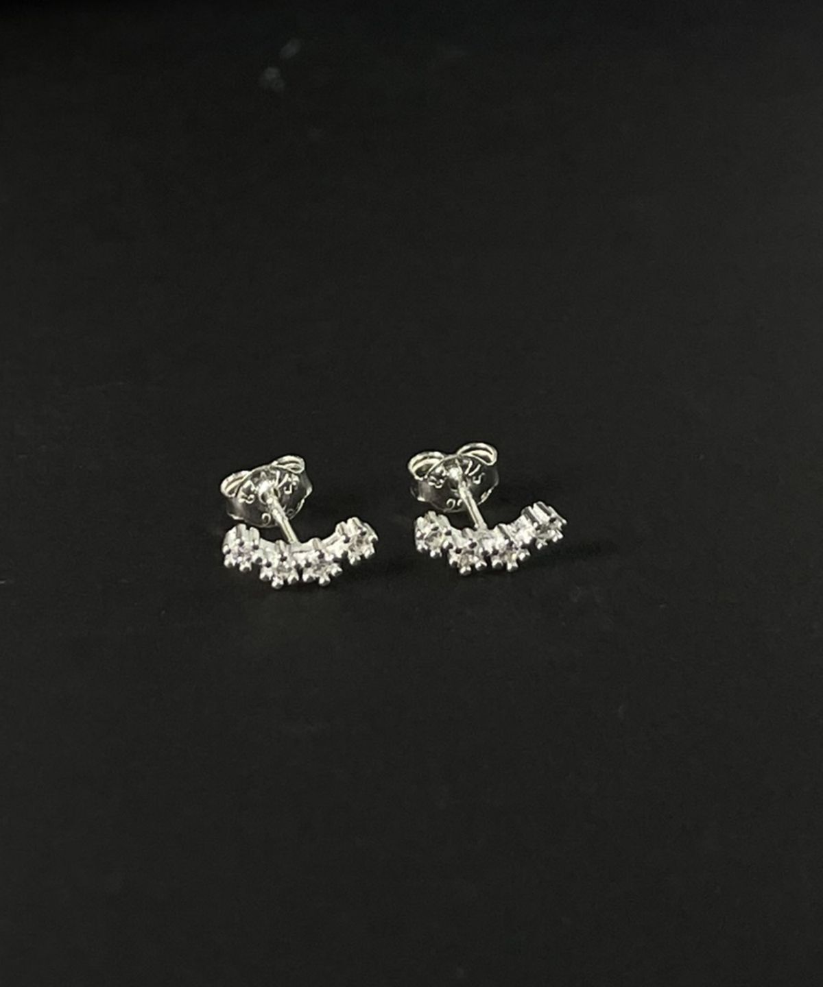 바라두(BARADU) 925 Natural curve stud earrings