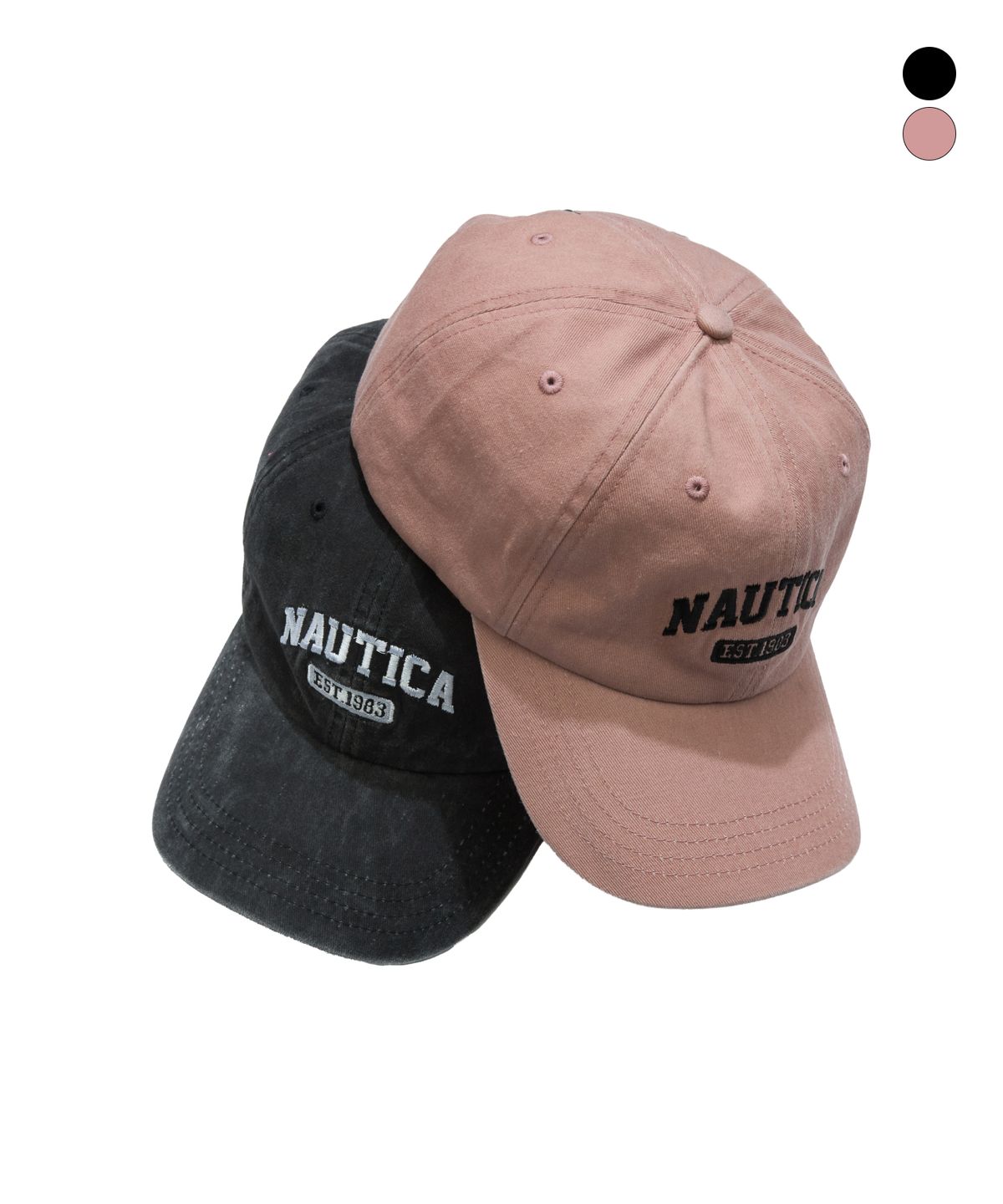 노티카(NAUTICA) 아치 로고 6패널 볼캡(2colors) NCA1486