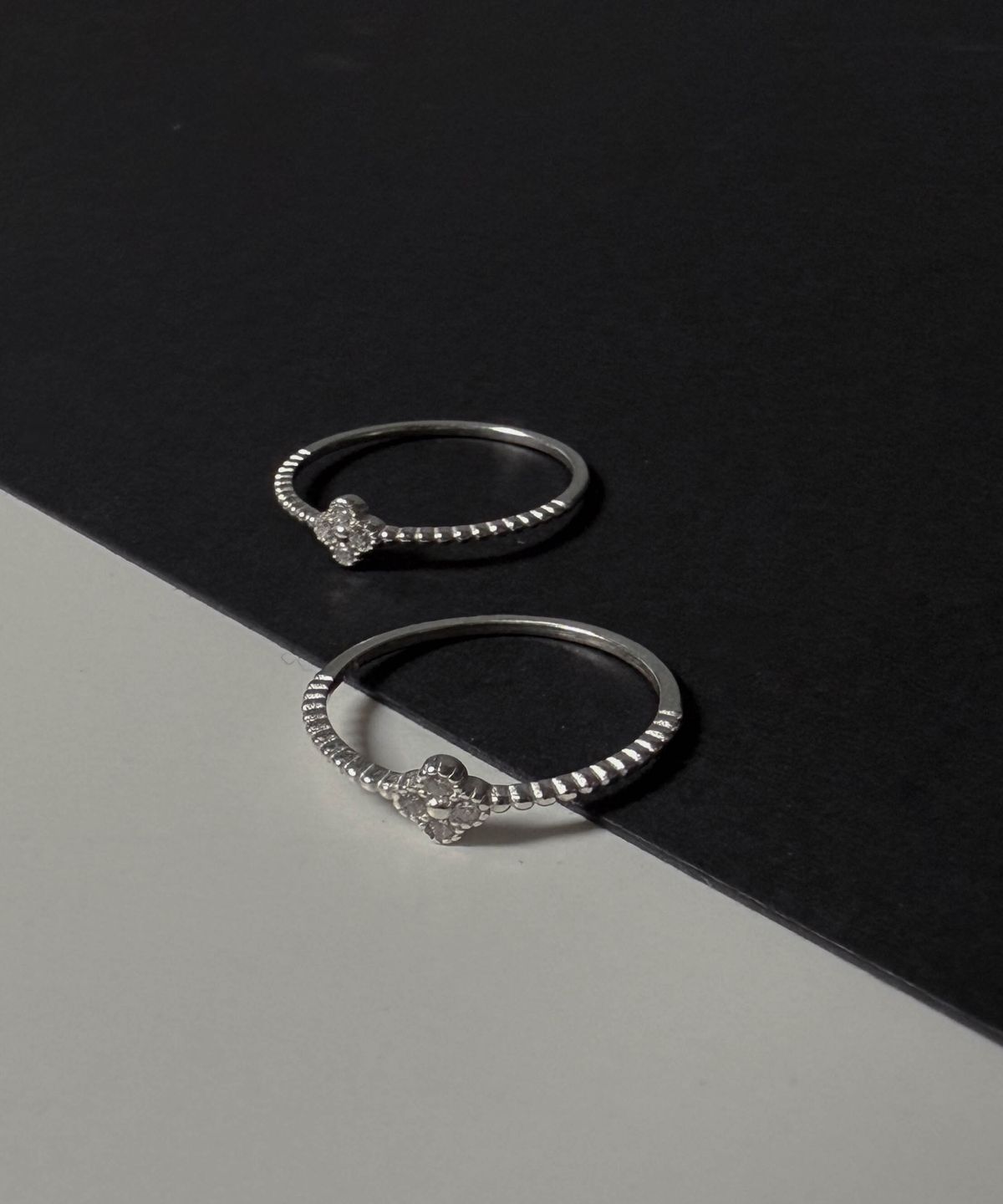 바라두(BARADU) 925 Round clover ring