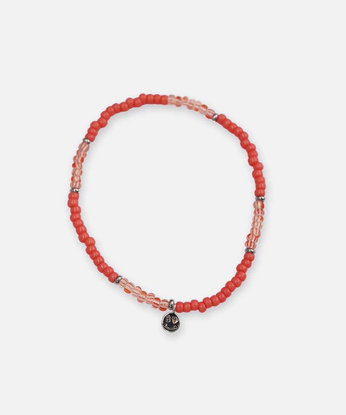 봉보(BONBEAU) Color stripe mix beads Bracelet 투명 스트라이프 컬러 믹스 비즈 팔찌