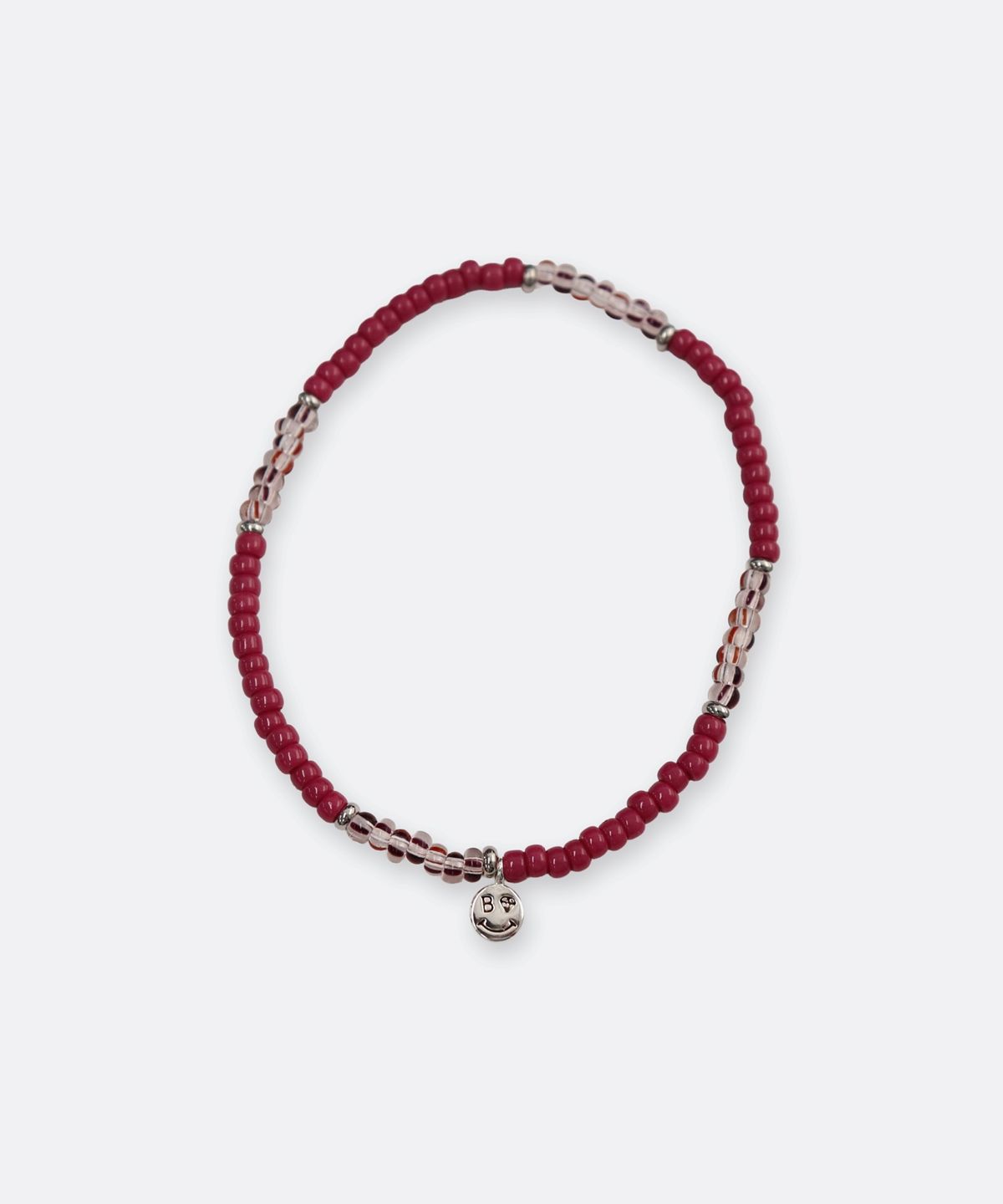 봉보(BONBEAU) Color stripe mix beads Bracelet 투명 스트라이프 컬러 믹스 비즈 팔찌