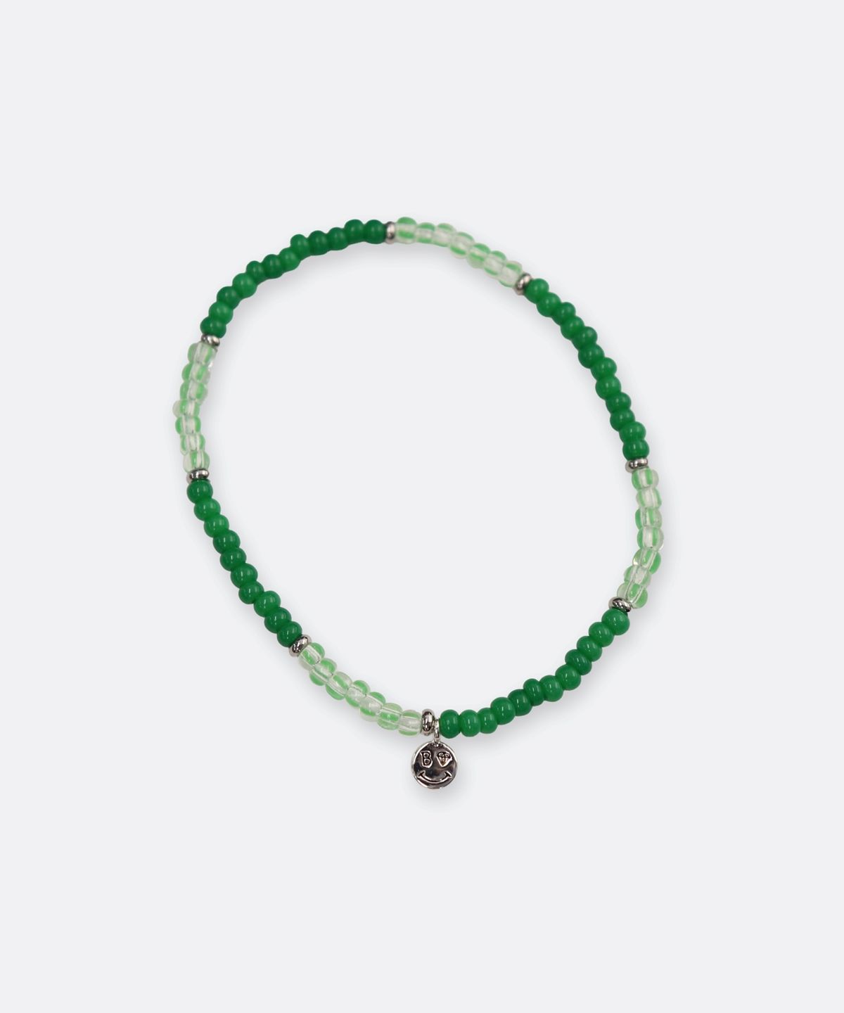 봉보(BONBEAU) Color stripe mix beads Bracelet 투명 스트라이프 컬러 믹스 비즈 팔찌