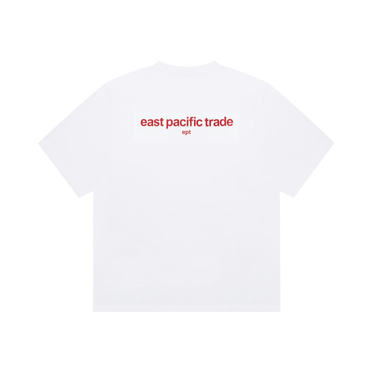 이피티(EPT) COLOR BOX LOGO T-SHIRT (WHITE/RED)