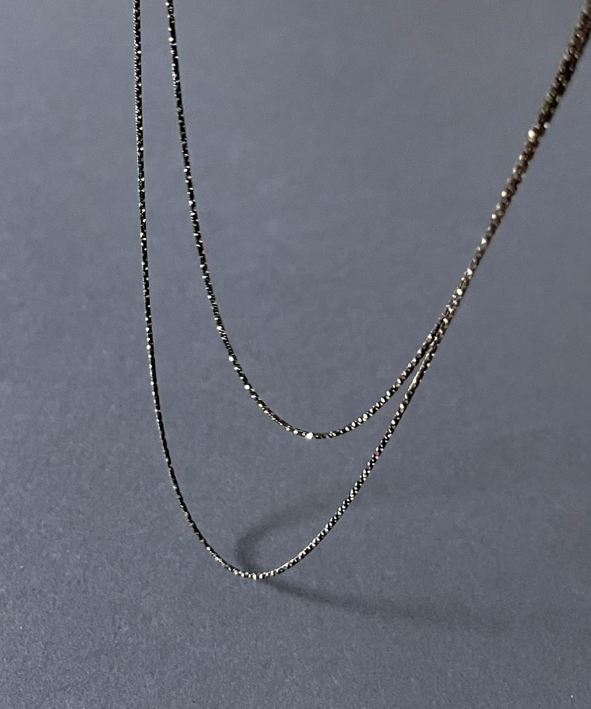 바라두(BARADU) 925 Black winkle necklace