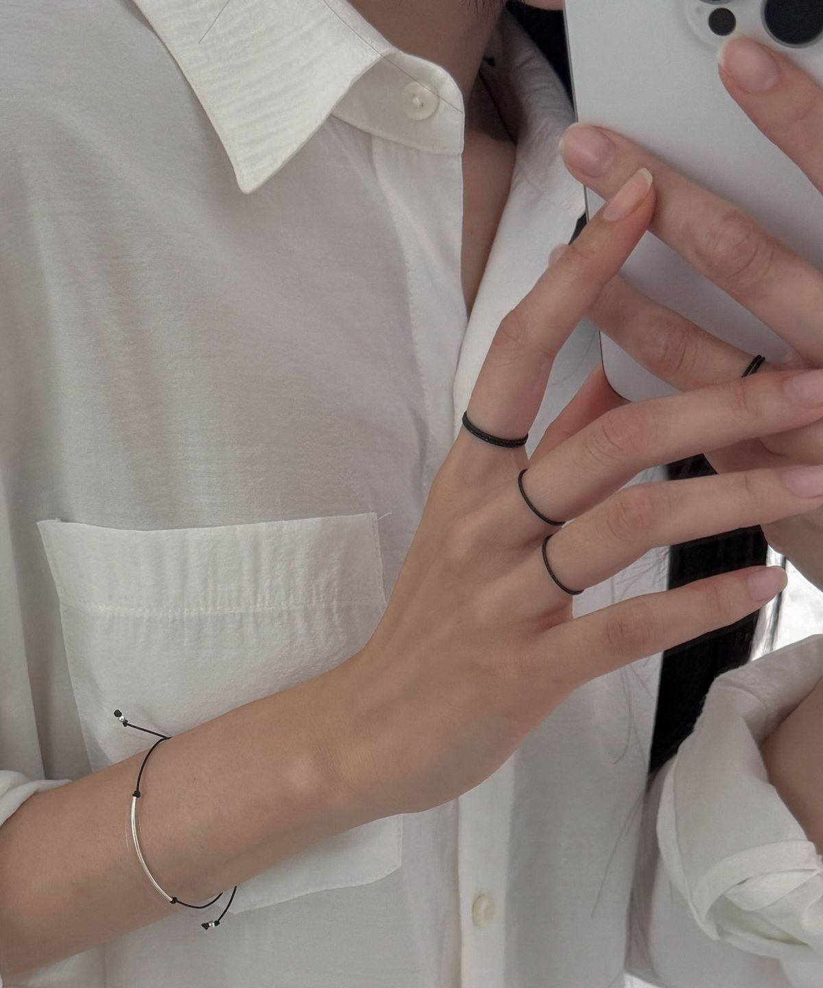 바라두(BARADU) 925 Black cutting ring