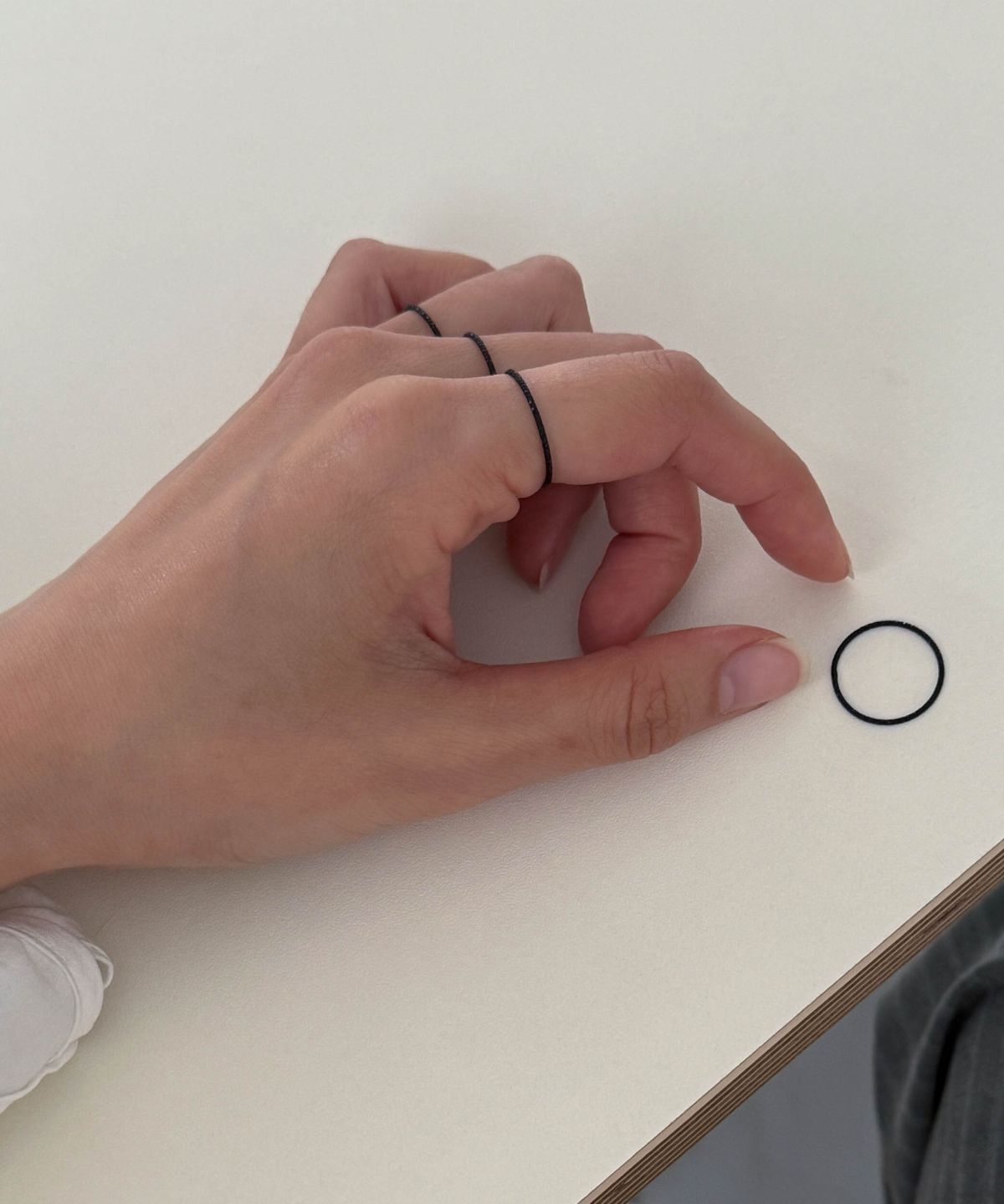 바라두(BARADU) 925 Black cutting ring