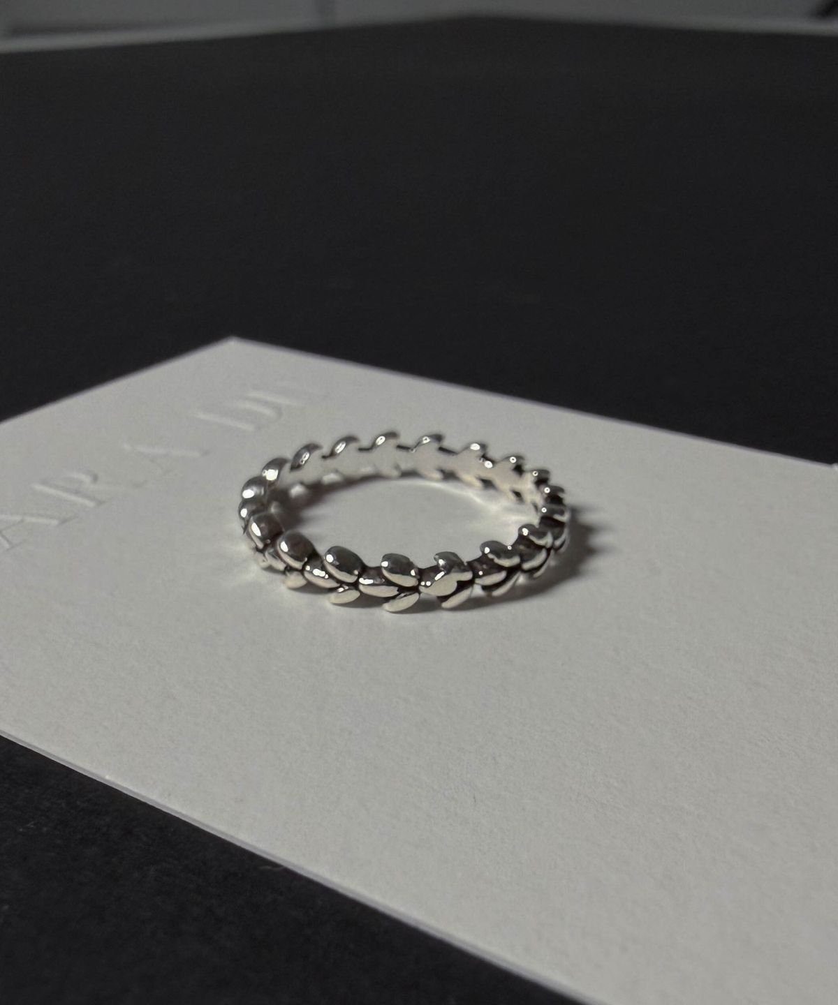 바라두(BARADU) 925 Vintage leaf ring
