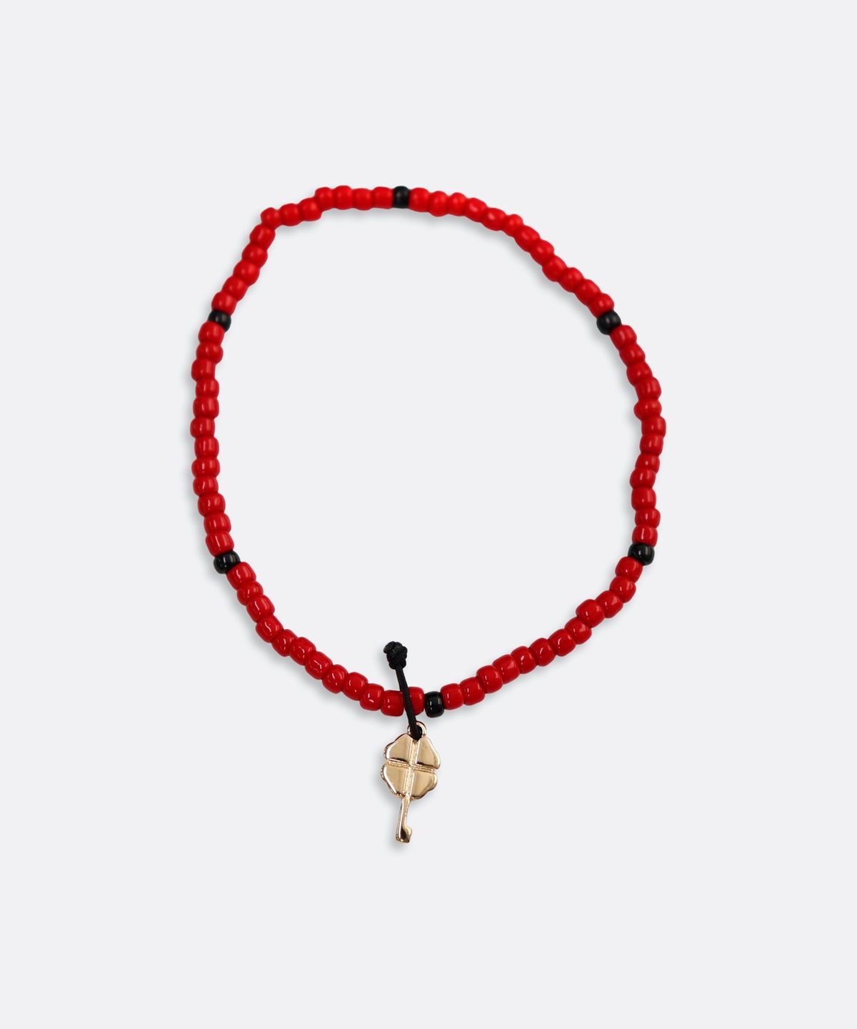 봉보(BONBEAU) Clover key point daily beads Bracelet 미니 클로버 키 참 컬러 비즈 팔찌