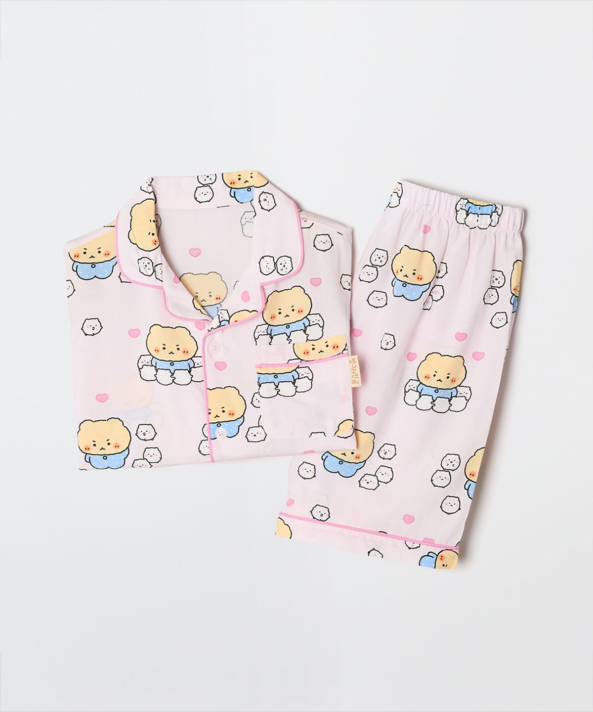 스파오 키즈(SPAO KIDS) [키즈] (망그러진곰) 망고미 반팔 파자마(LIGHT PINK)_SPPPG25KU3