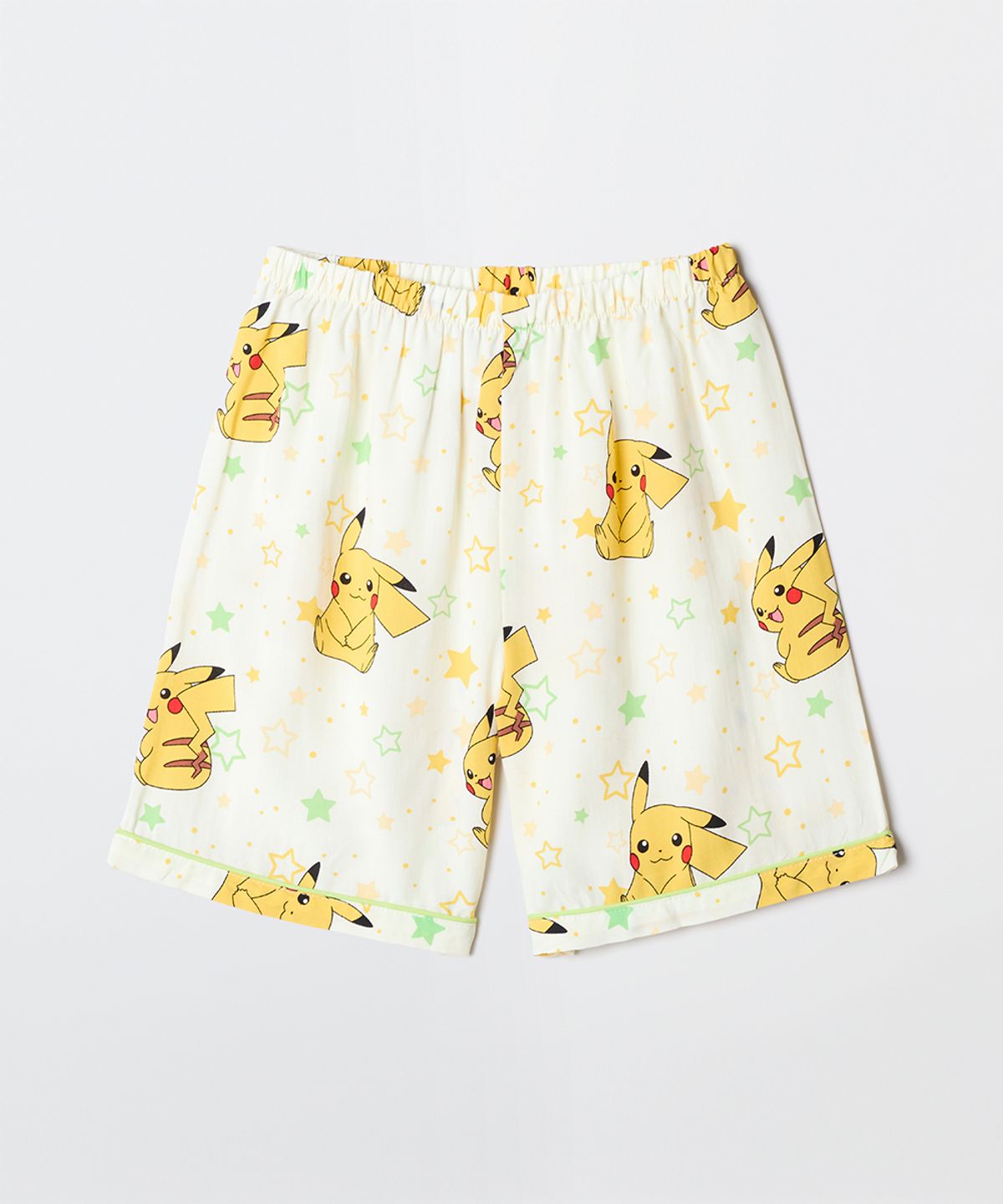 스파오 키즈(SPAO KIDS) [키즈] (포켓몬) 반짝이는 반팔 파자마(LIGHT YELLOW)_SPPPG25KU4