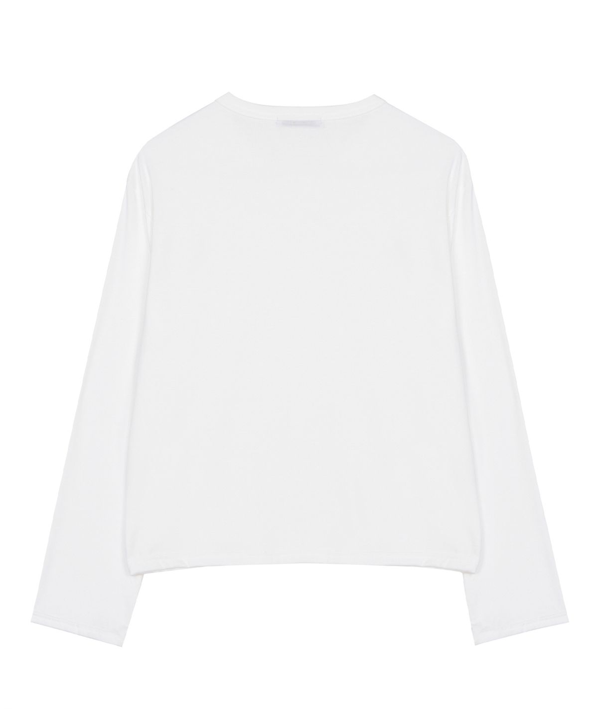 닉앤니콜(NICK&NICOLE) BUTTERFLY LONG SLEEVE T-SHIRT_IVORY