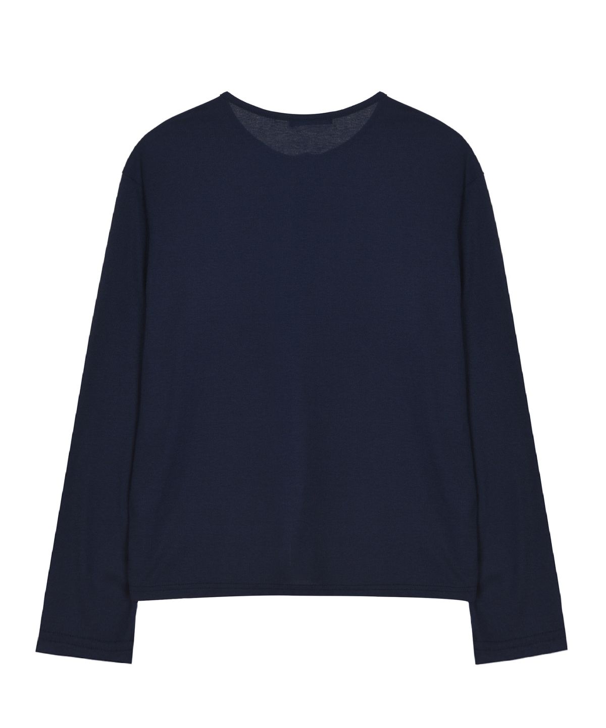 닉앤니콜(NICK&NICOLE) RIBBED BUTTERFLY PATCH CARDIGAN_NAVY