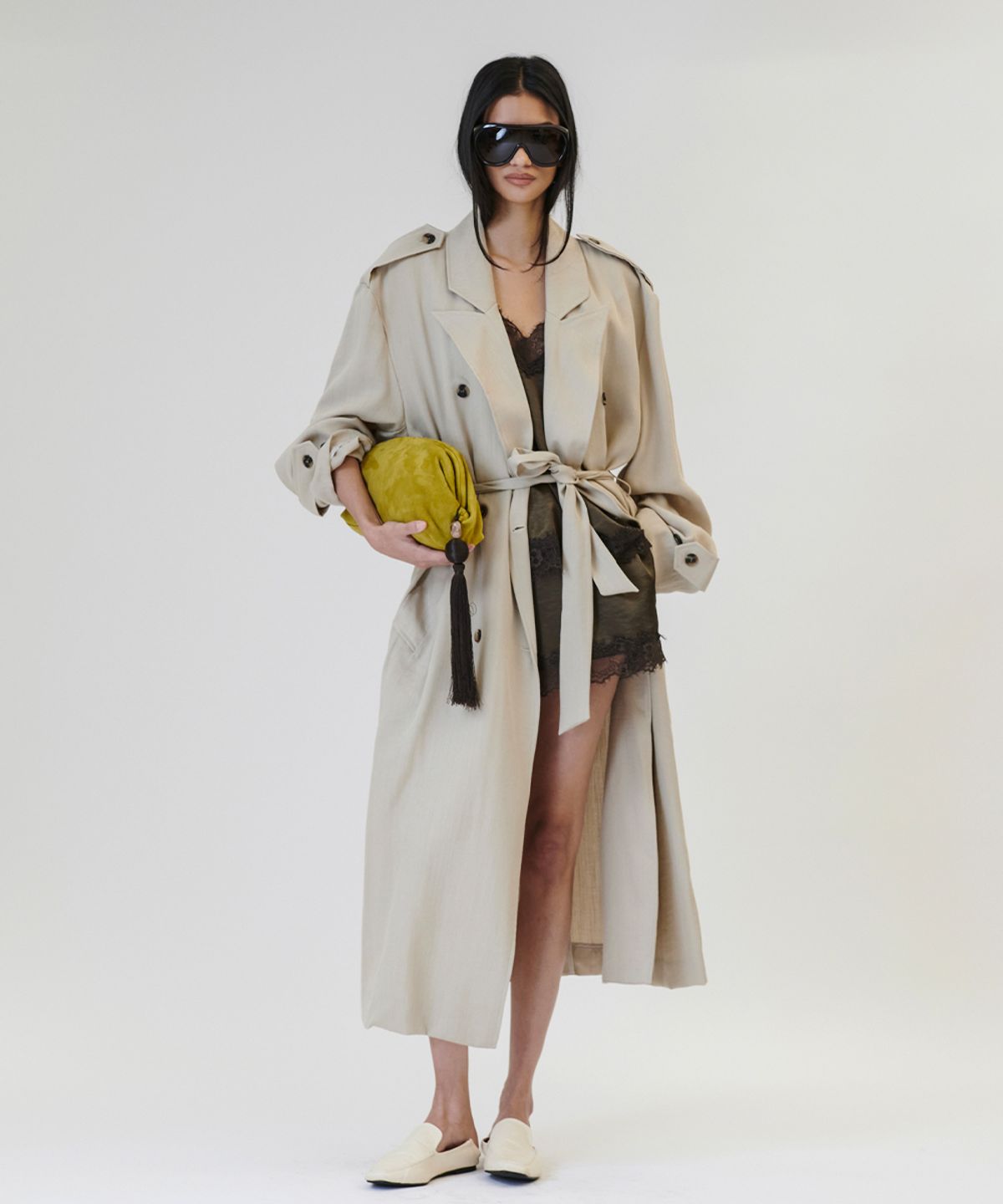 프로젝트 웨이브(PROJECT WAVE) Linen Trench Coat - 3 color