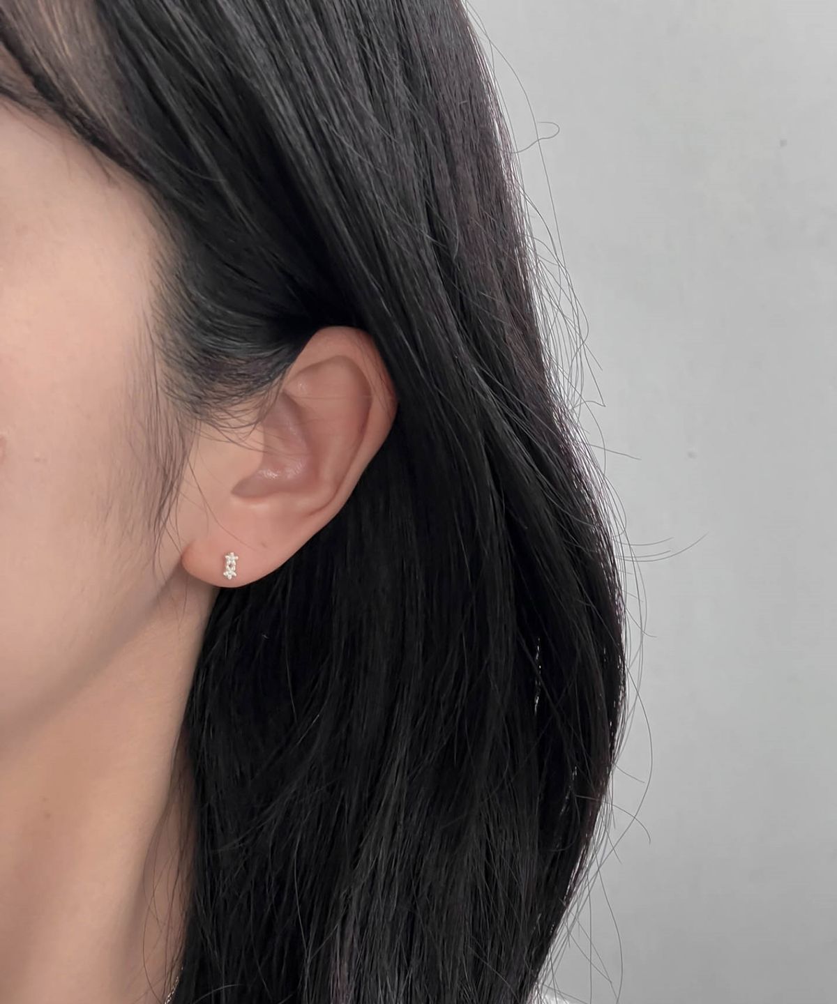 바라두(BARADU) 925 Floral piercing (single)