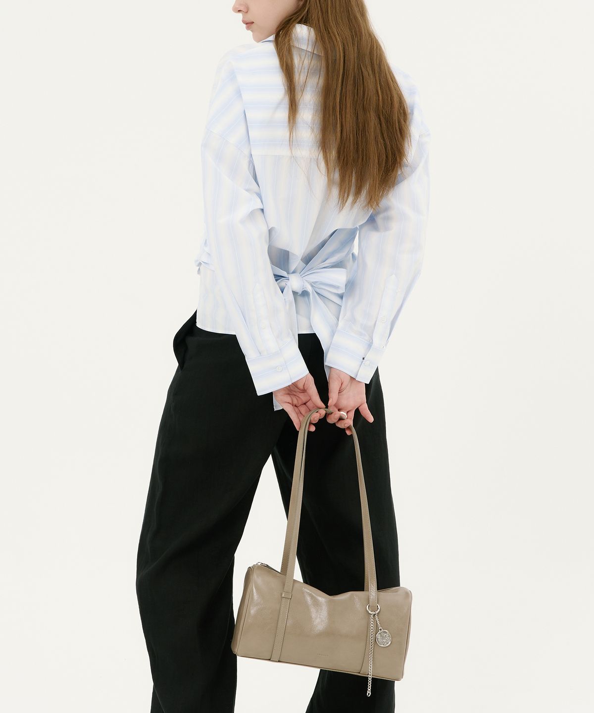 앤오즈(ANODDS) PIDI LARGE long handle leather shoulder bag 3 color