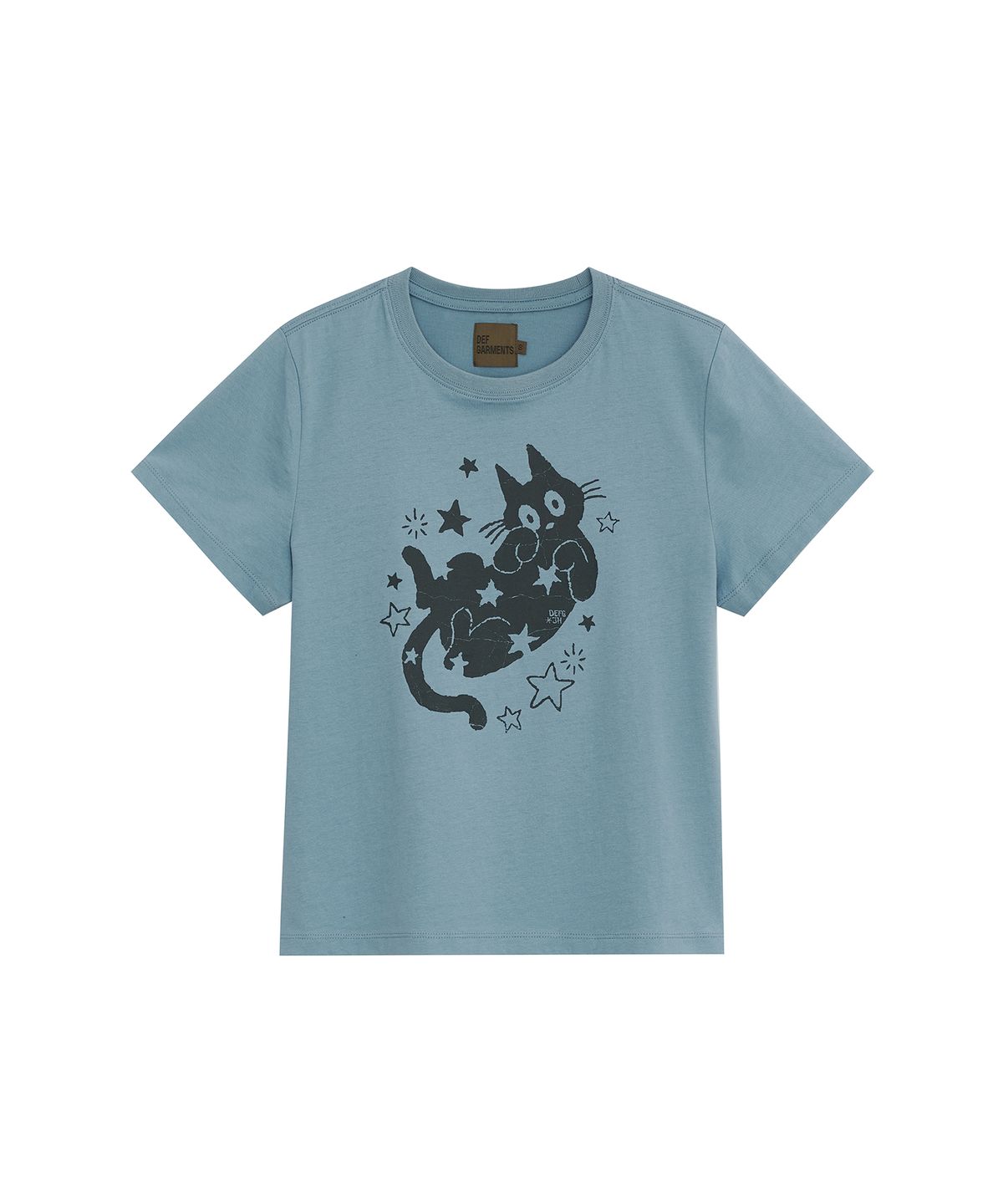 데프가먼츠(DEFGARMENTS) (DEFG X 나는진희) STAR DUST CAT T-SHIRTS [2COLOR]