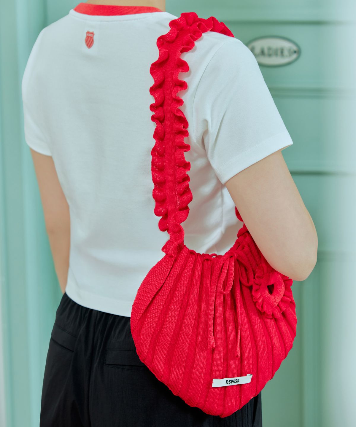 케이스위스(K-SWISS) K-SWISS X PLEATSMAMA 하트백_2KSBGMV508RE