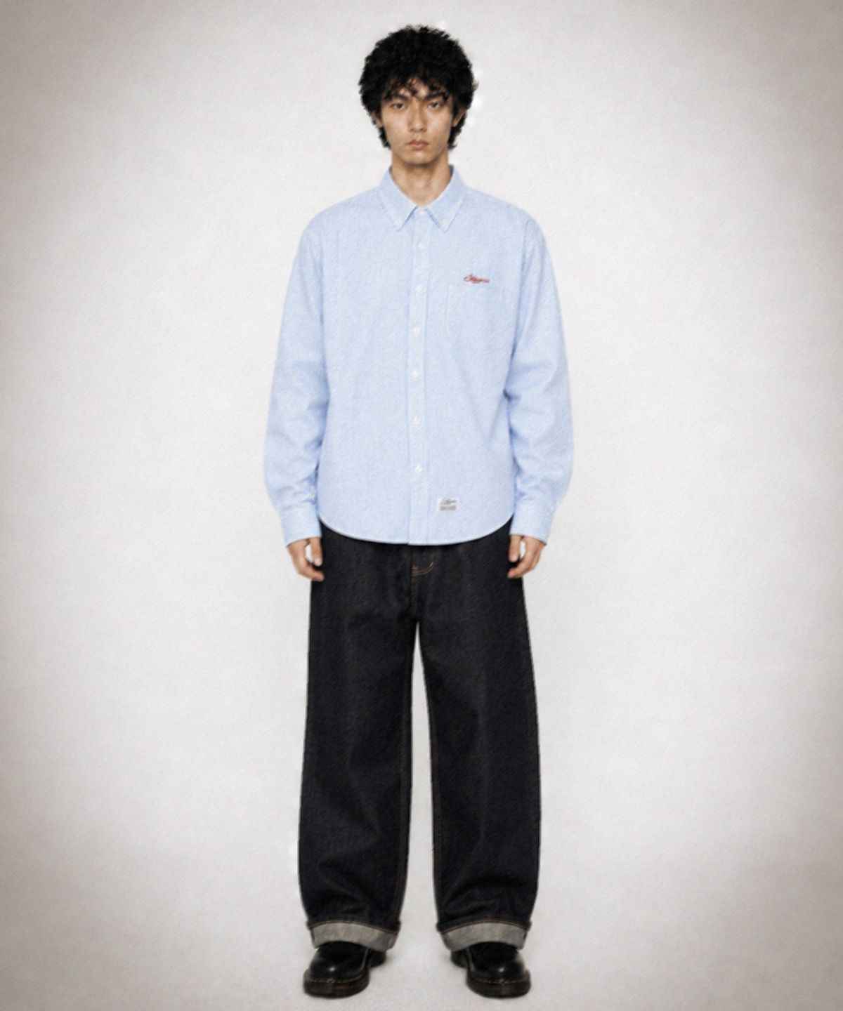 스티그마(STIGMA) OXFORD SHIRTS BLUE