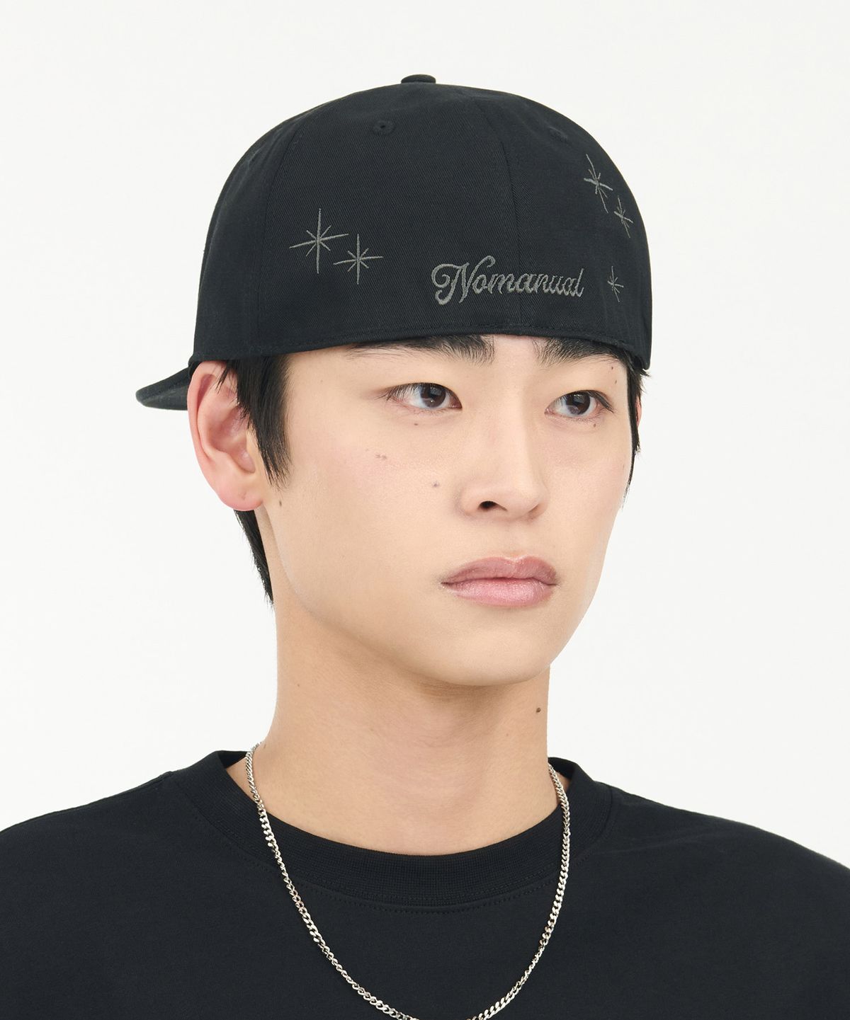 노매뉴얼(NOMANUAL) NOMAD STRUCT BALL CAP - BLACK