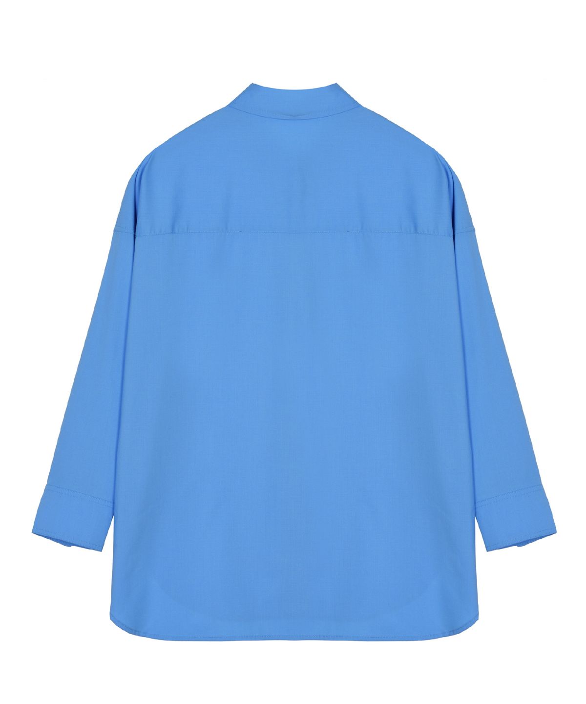 닉앤니콜(NICK&NICOLE) FLUID BUTTERFLY OVERSIZED SHIRT_COBALT BLUE