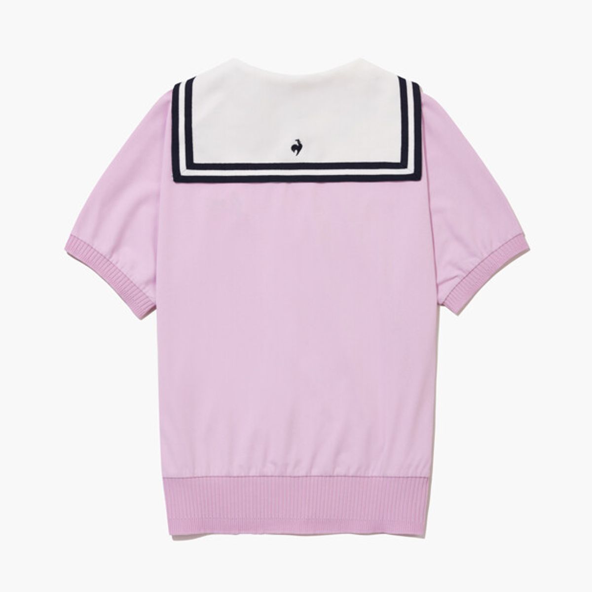 르꼬끄 골프(LECOQ GOLF) 여성 마린 세일러 반팔 티셔츠 _PINK GR122LTS33