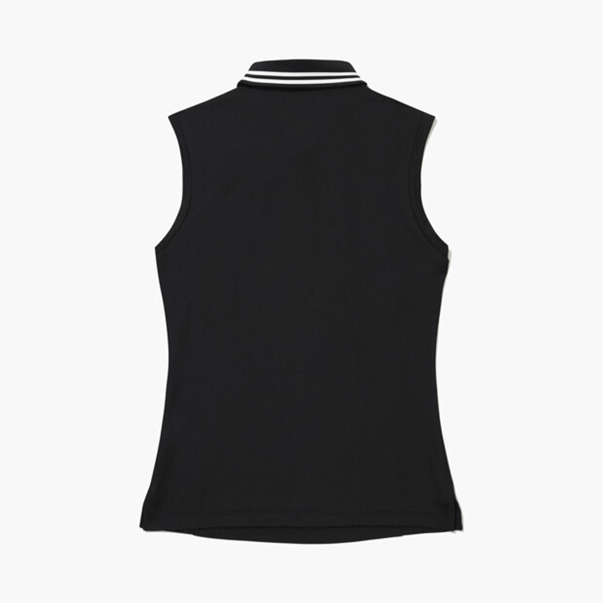 르꼬끄 골프(LECOQ GOLF) 여성 에센셜 소프트 터치 슬리브리스 _BLCK GR222LSL51