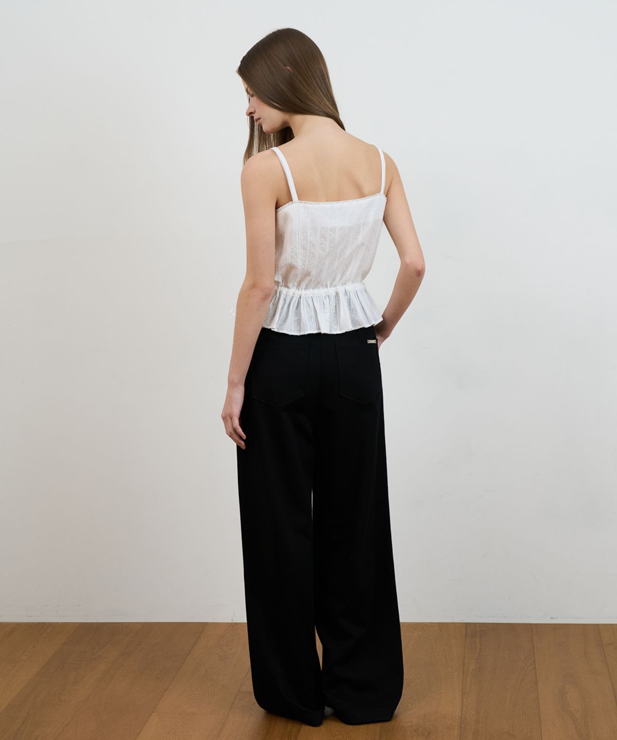 드헤베(DEHEVE) Lace String Sleeveless [Ivory]