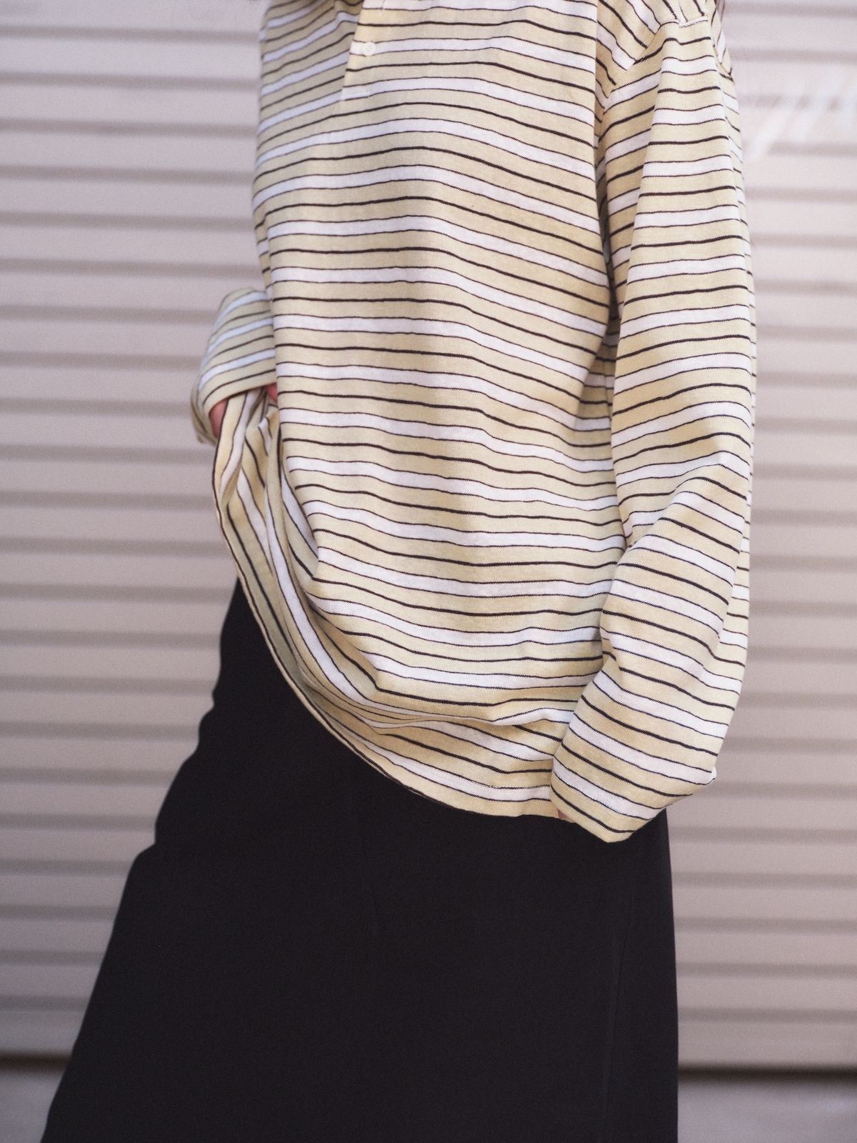 오프니스(OPENESS) Stripe Polo Shirt