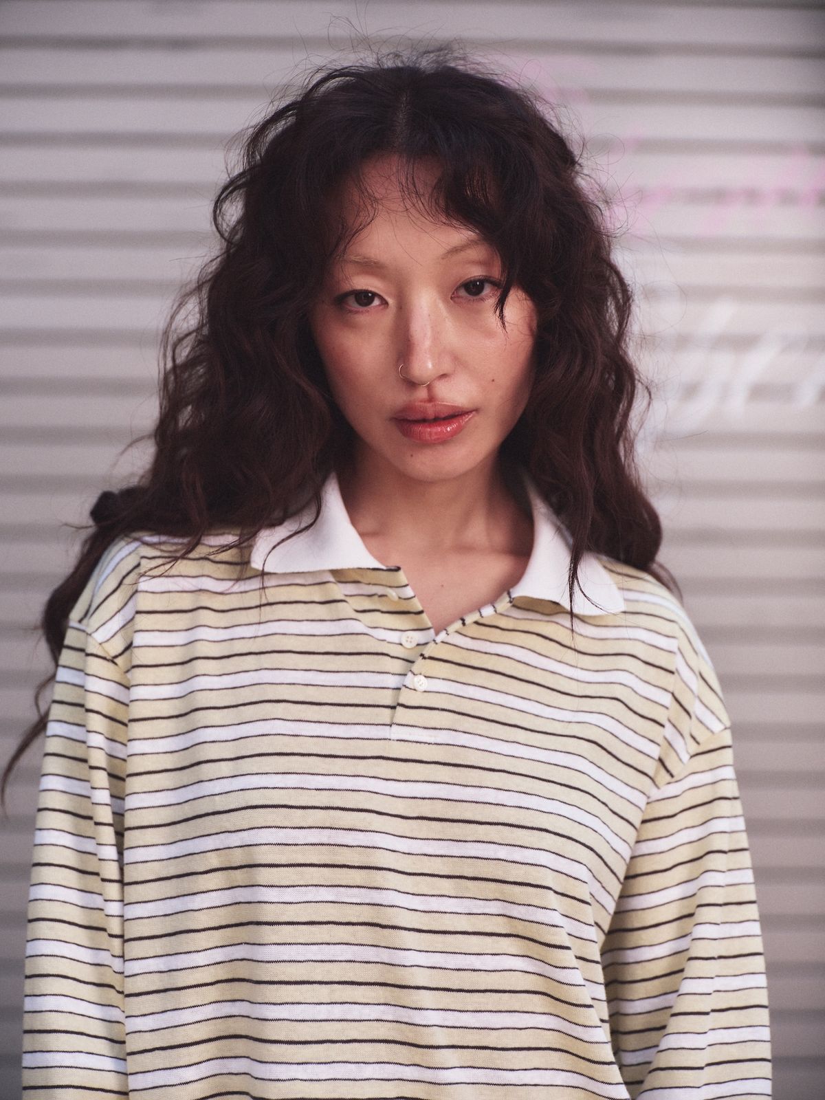 오프니스(OPENESS) Stripe Polo Shirt