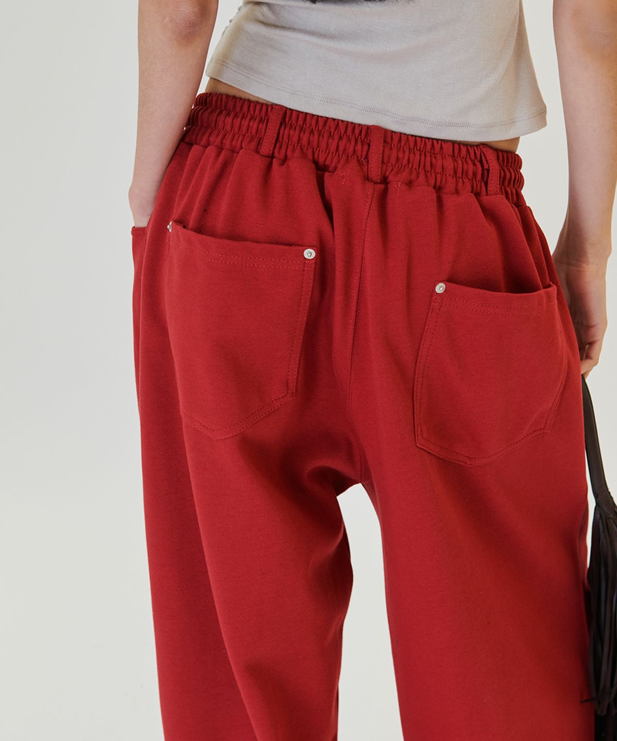 프로젝트 웨이브(PROJECT WAVE) Pinter Jogger Banding Pants [RED]