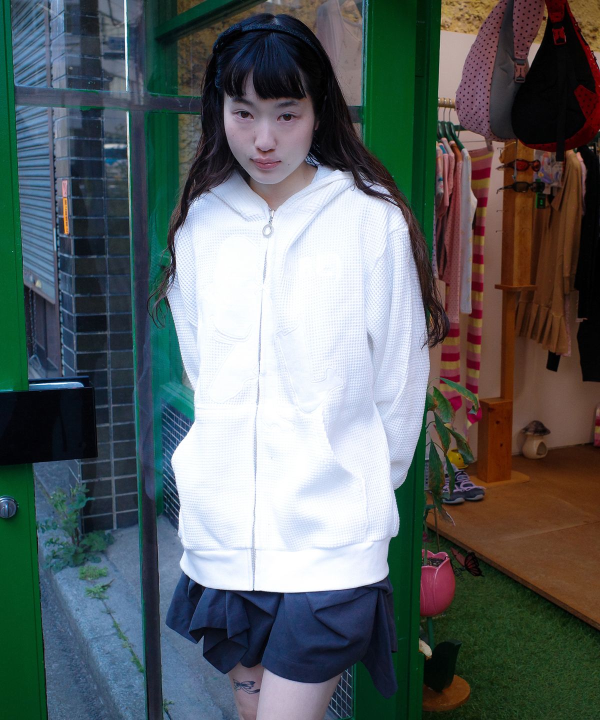 디와이도샵(DYDOSHOP) 링크걸 와플 집업