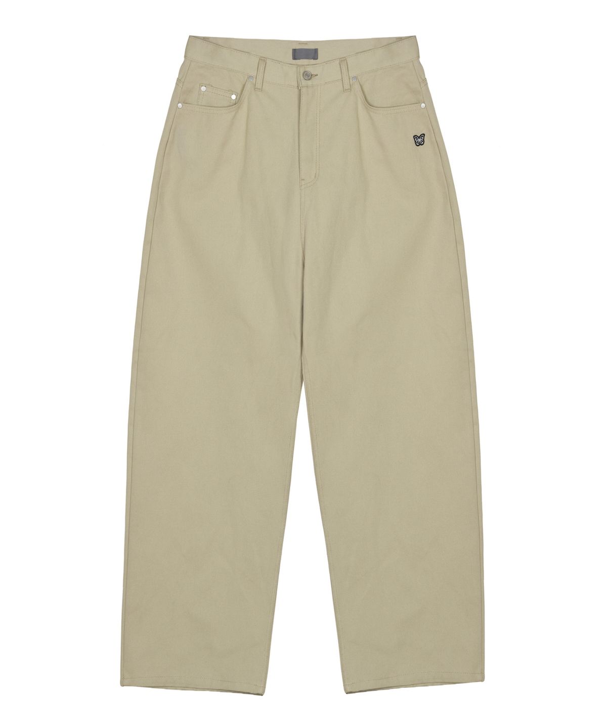 닉앤니콜(NICK&NICOLE) BUTTERFLY WIDE COTTON PANTS_BEIGE