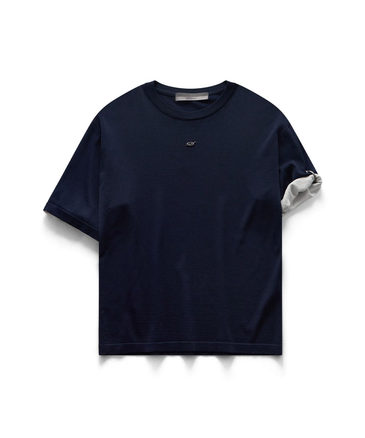 51퍼센트(51PERCENT) Knit ring t-shirt - Navy