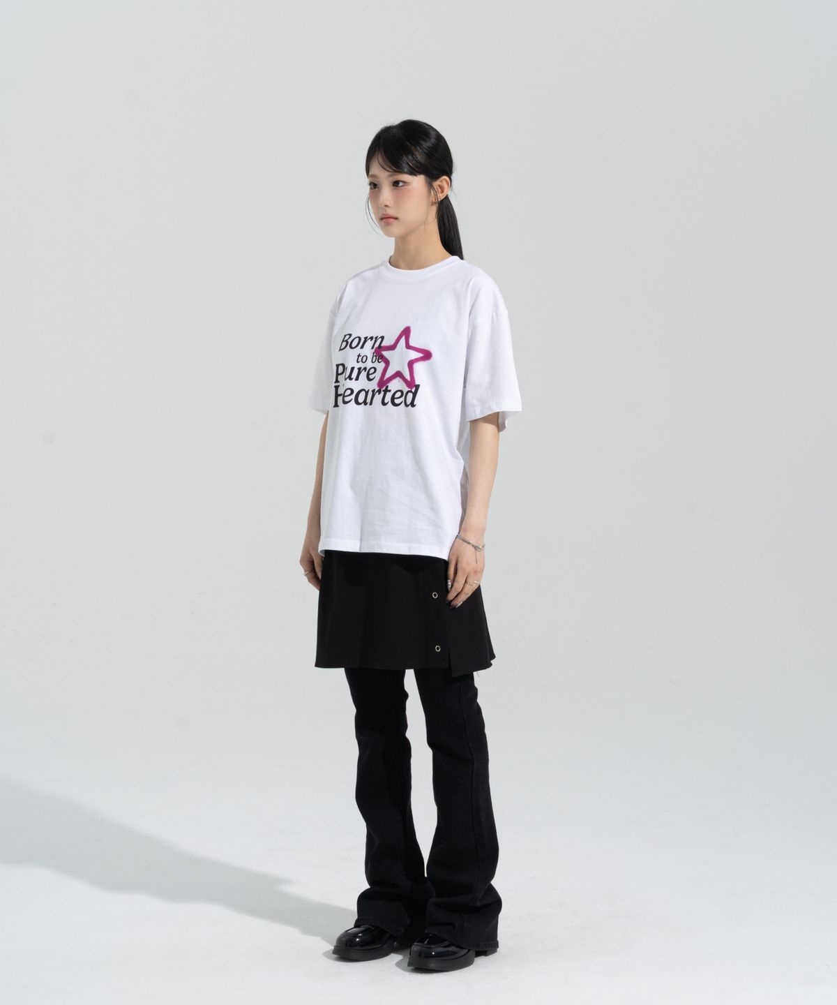 페이즈화이트(PHASEWHITE) [PHASE_4] PURE STAR SHORTSLEEVES _WHITE / 8802026-ST24