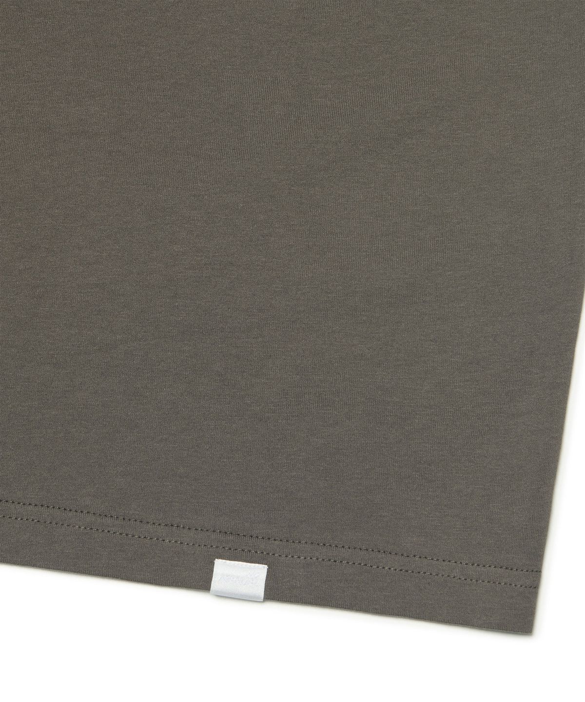 노매뉴얼(NOMANUAL) NM PLAIN CROP T-SHIRT - CHARCOAL