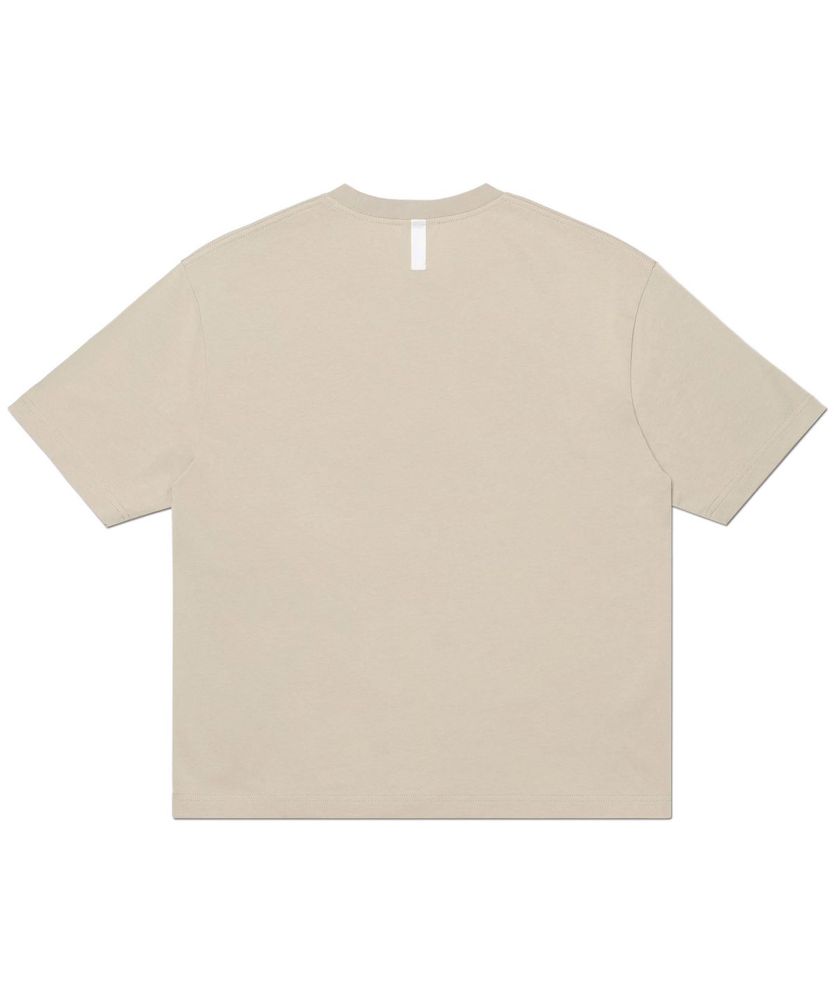 노매뉴얼(NOMANUAL) NM PLAIN CROP T-SHIRT - BEIGE