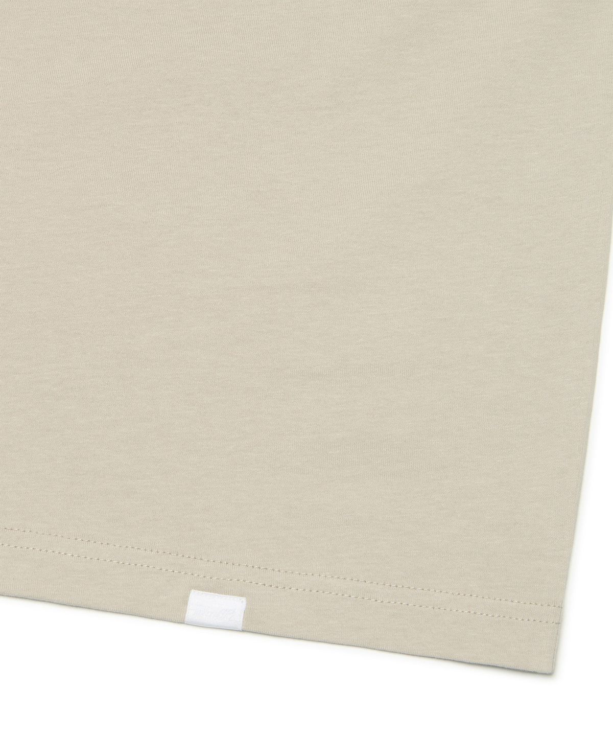 노매뉴얼(NOMANUAL) NM PLAIN CROP T-SHIRT - BEIGE