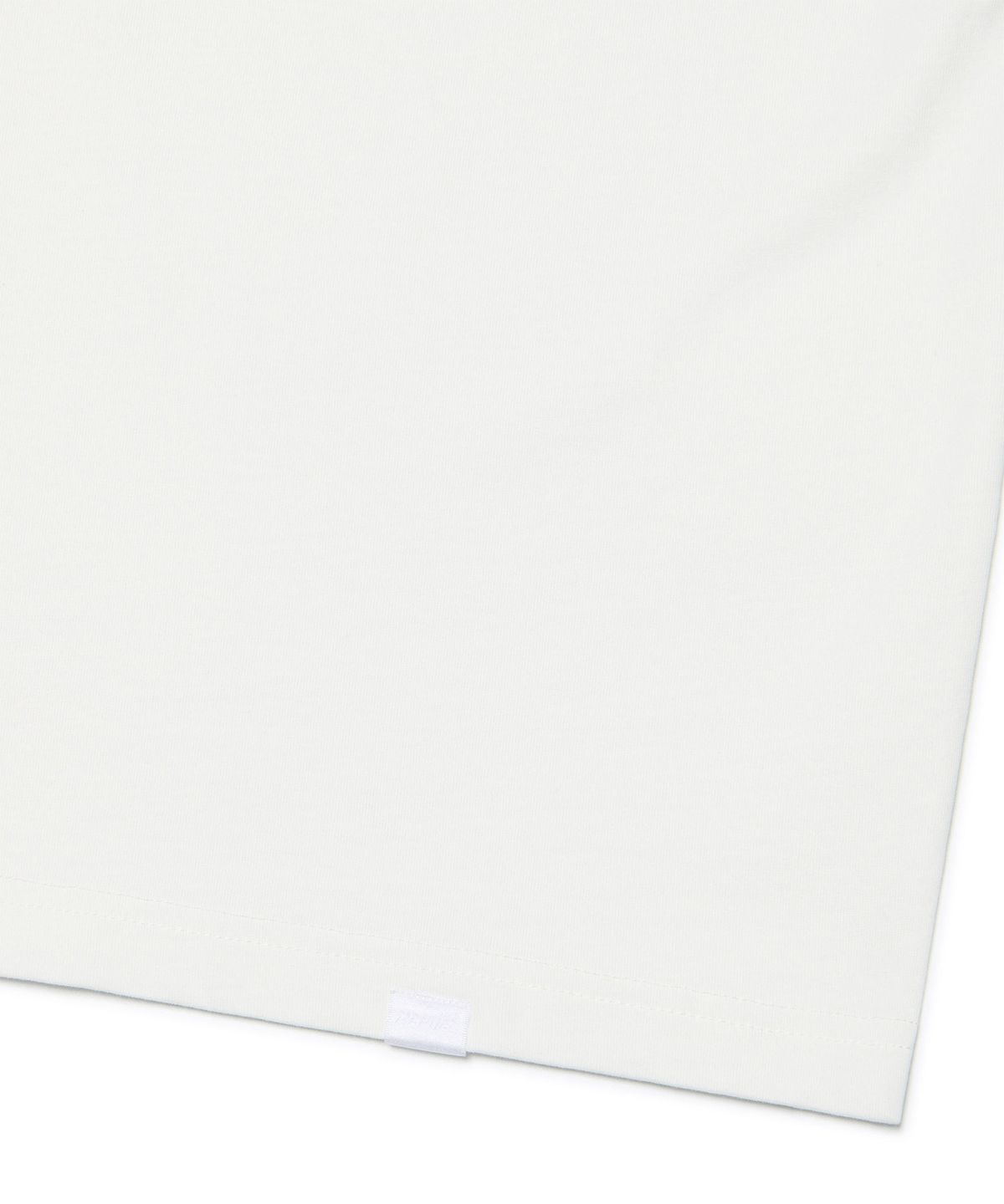 노매뉴얼(NOMANUAL) NM PLAIN CROP T-SHIRT - WHITE