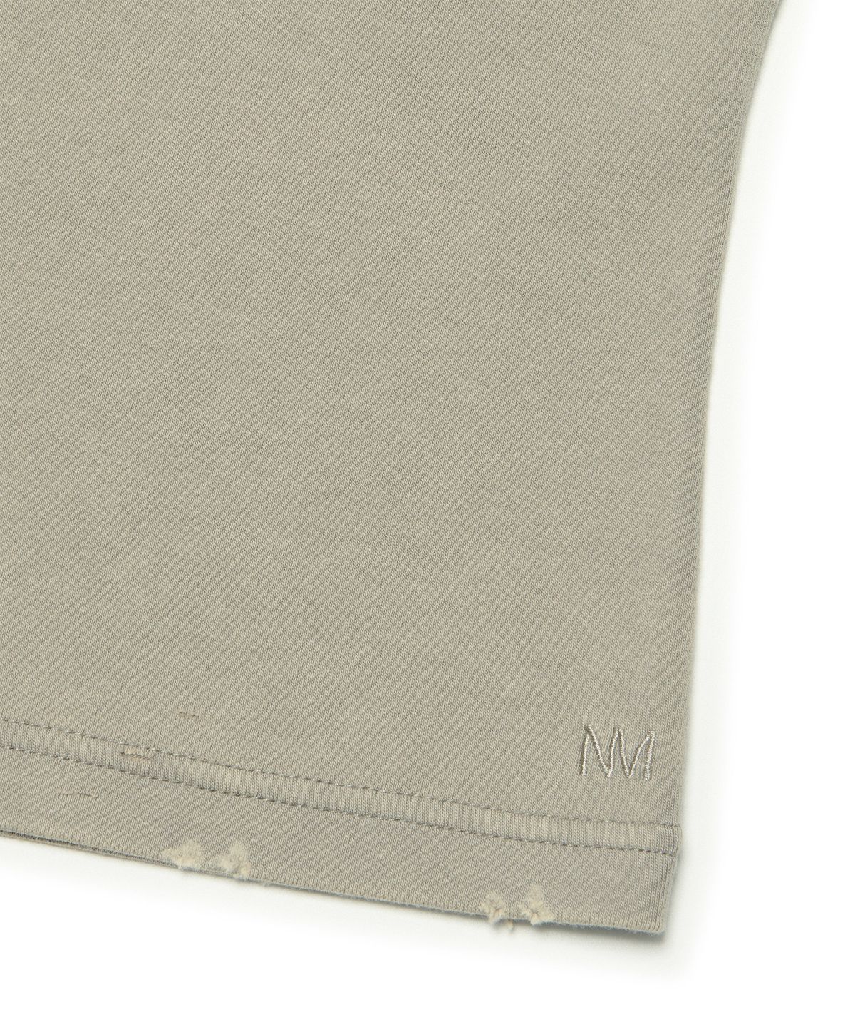 노매뉴얼(NOMANUAL) NM VINTAGE T-SHIRT (WOMAN) - WASHED GRAY