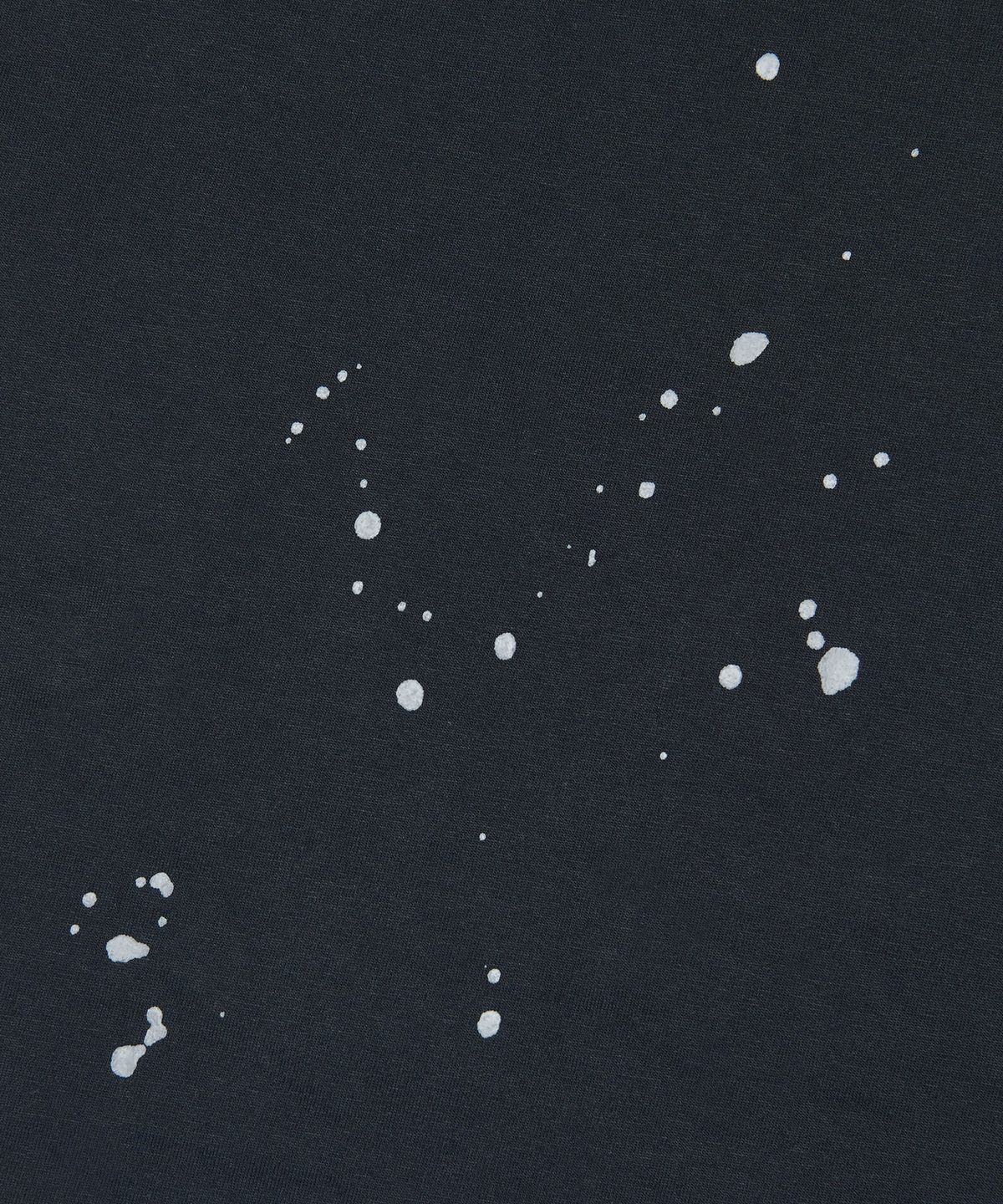 노매뉴얼(NOMANUAL) NM PAINTED CROP T-SHIRT - BLACK