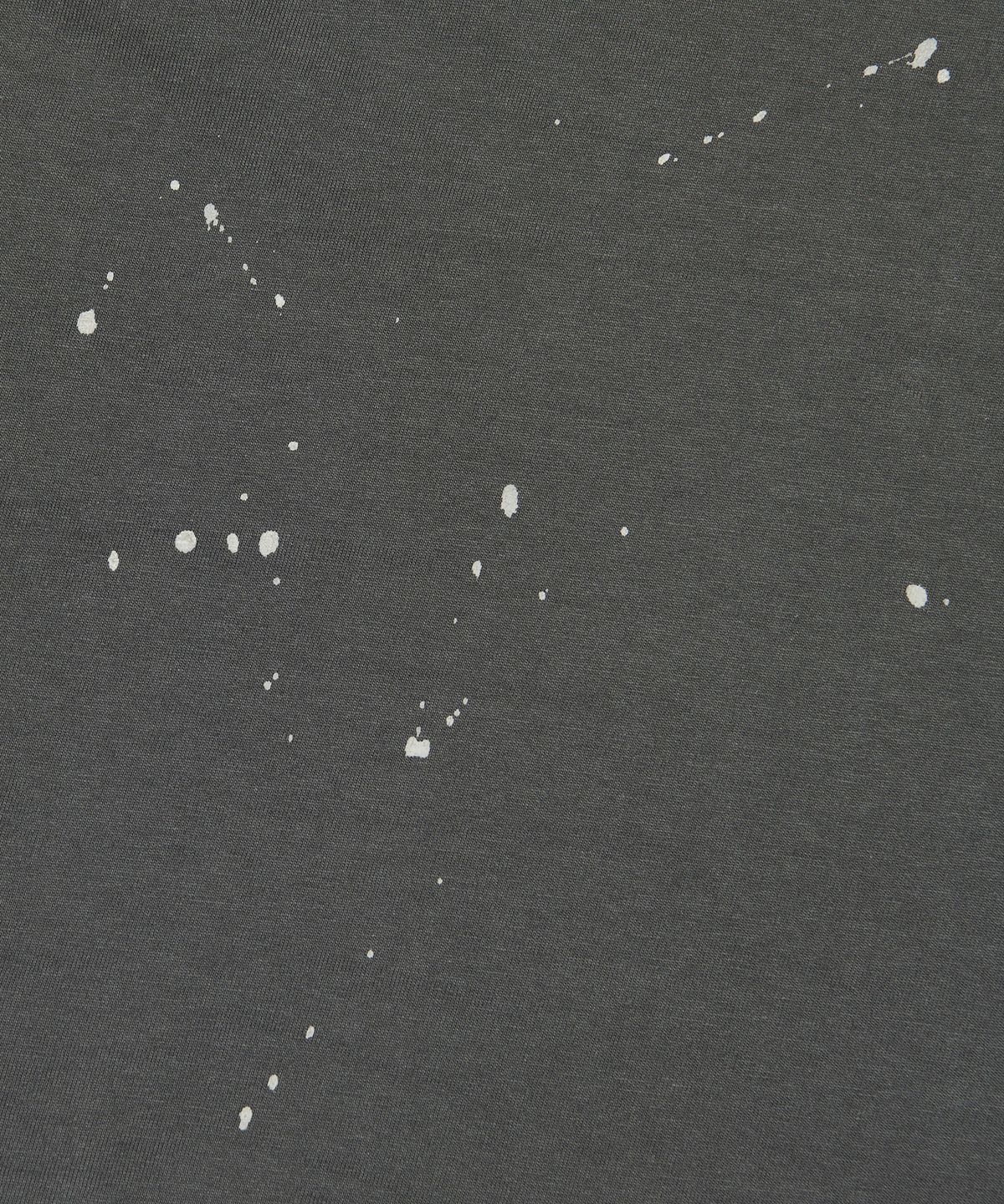노매뉴얼(NOMANUAL) NM PAINTED CROP T-SHIRT - CHARCOAL
