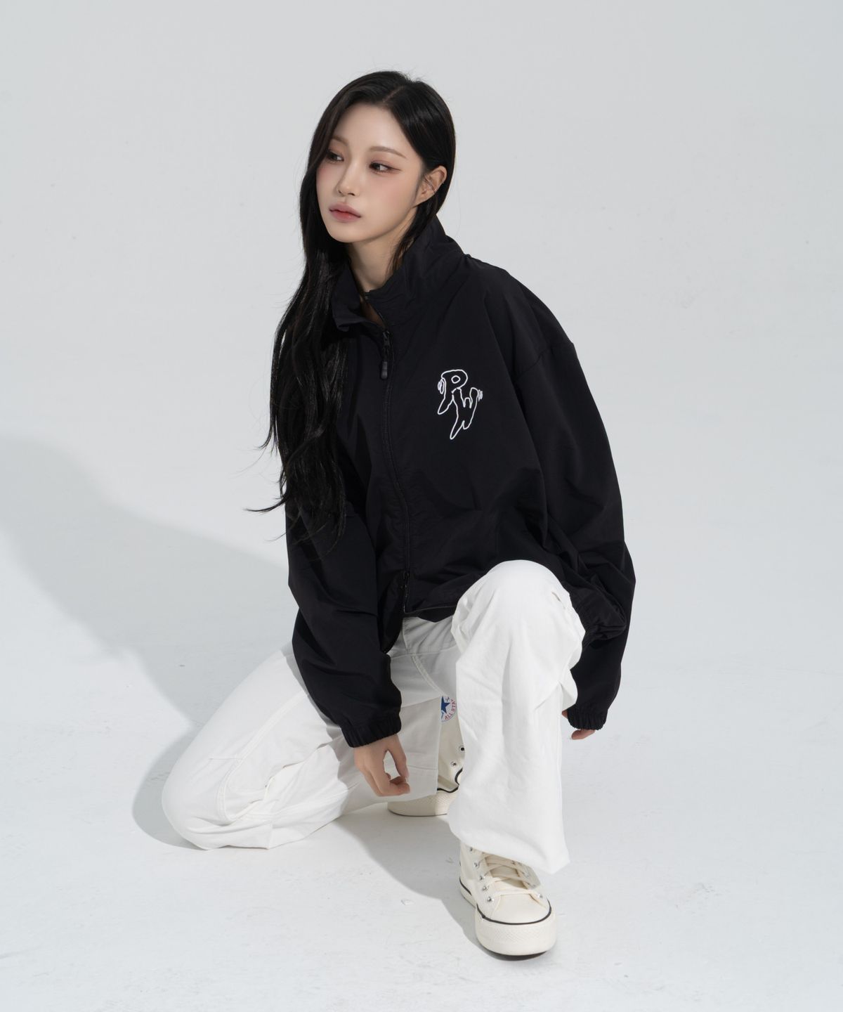 페이즈화이트(PHASEWHITE) [PHASE_4] GHOST SPORTS JERSEY WINDBREAKER _BLACK / 8802026-JK03