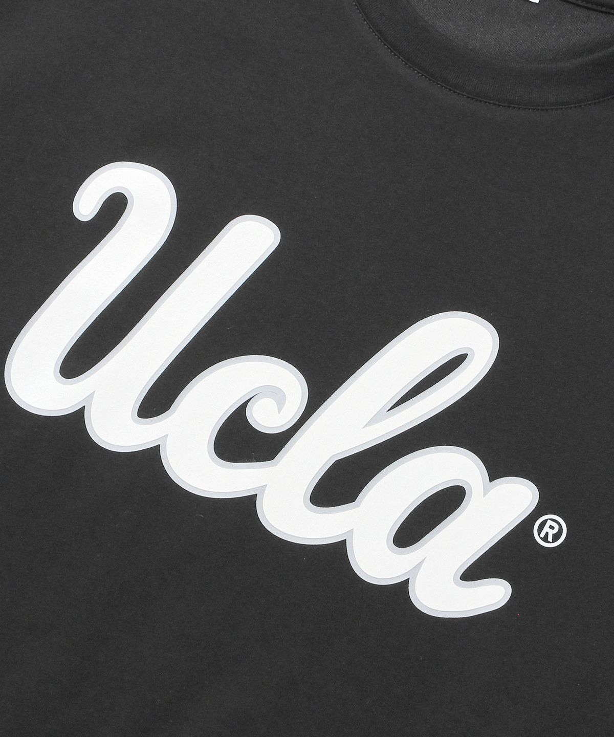 유씨엘에이(UCLA) 남녀공용 UCAL 스크리블 오버핏 티셔츠[BLACK](UC6STA7)