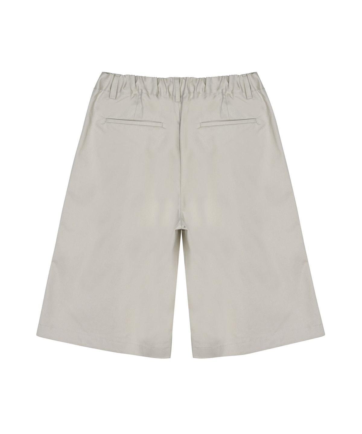 닉앤니콜(NICK&NICOLE) WIDE TWO-TUCK BERMUDA PANTS_BEIGE
