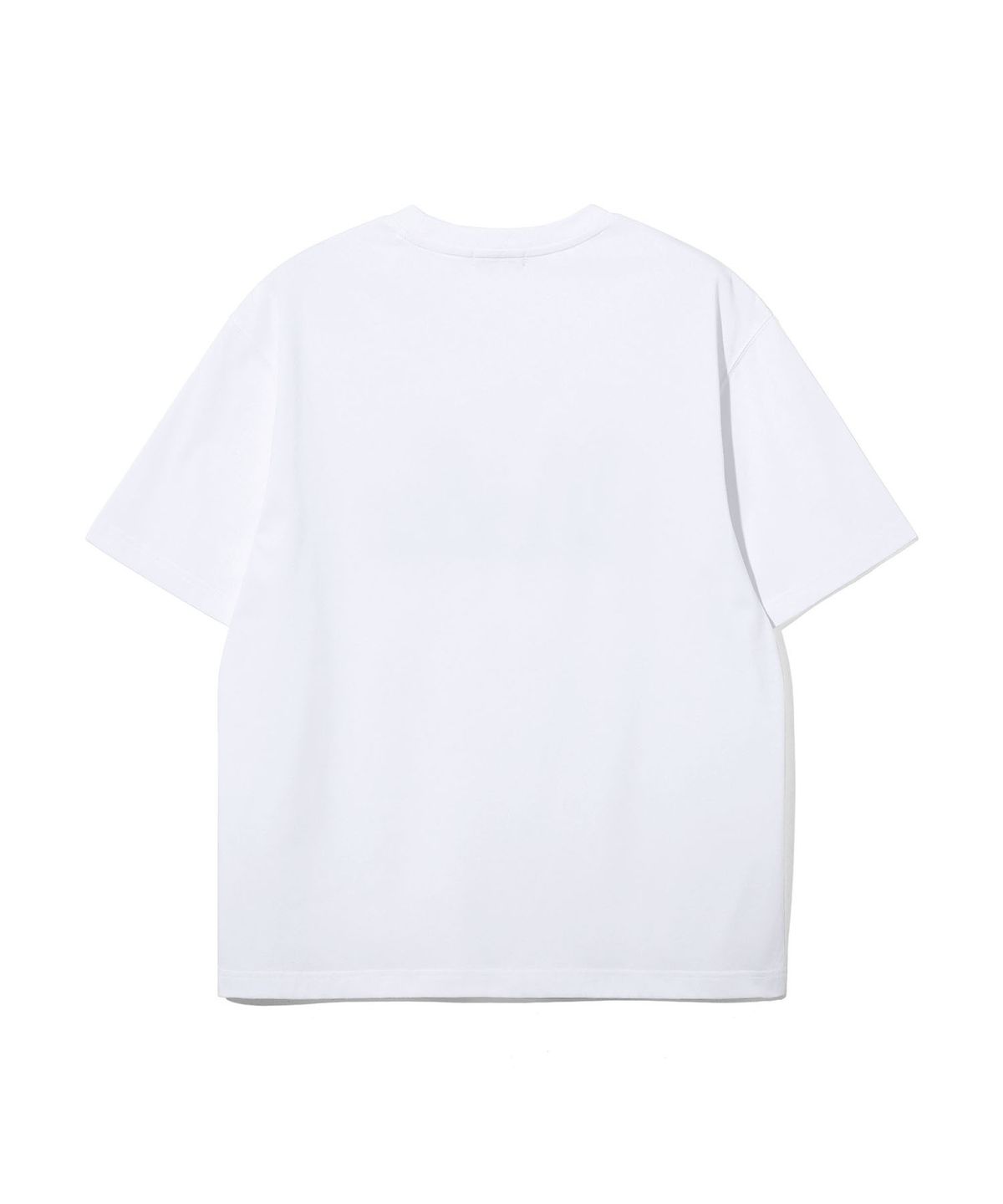 유씨엘에이(UCLA) 남녀공용 UCLA 더블 라인 아치 로고 티셔츠[WHITE](UC6STA1)