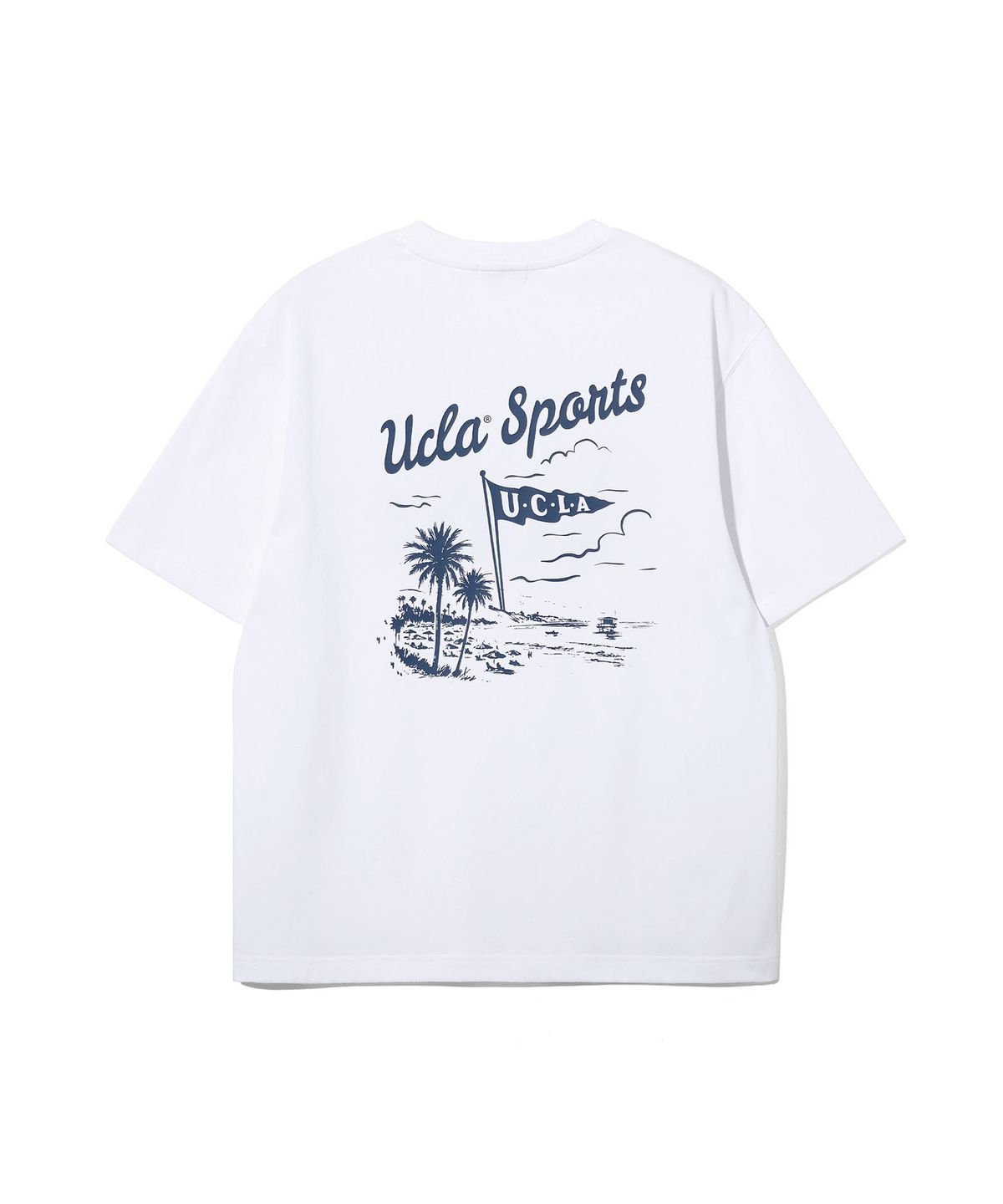 유씨엘에이(UCLA) 남녀공용 UCLA 썸머 스포츠 오버핏 티셔츠[WHITE](UC5STA9)