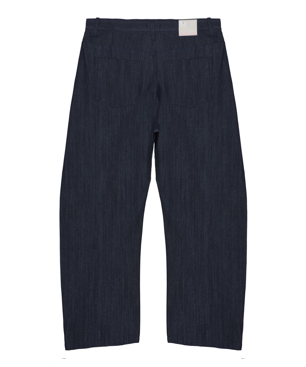 닉앤니콜(NICK&NICOLE) CURVED WIDE COTTON DENIM PANTS_BLUE