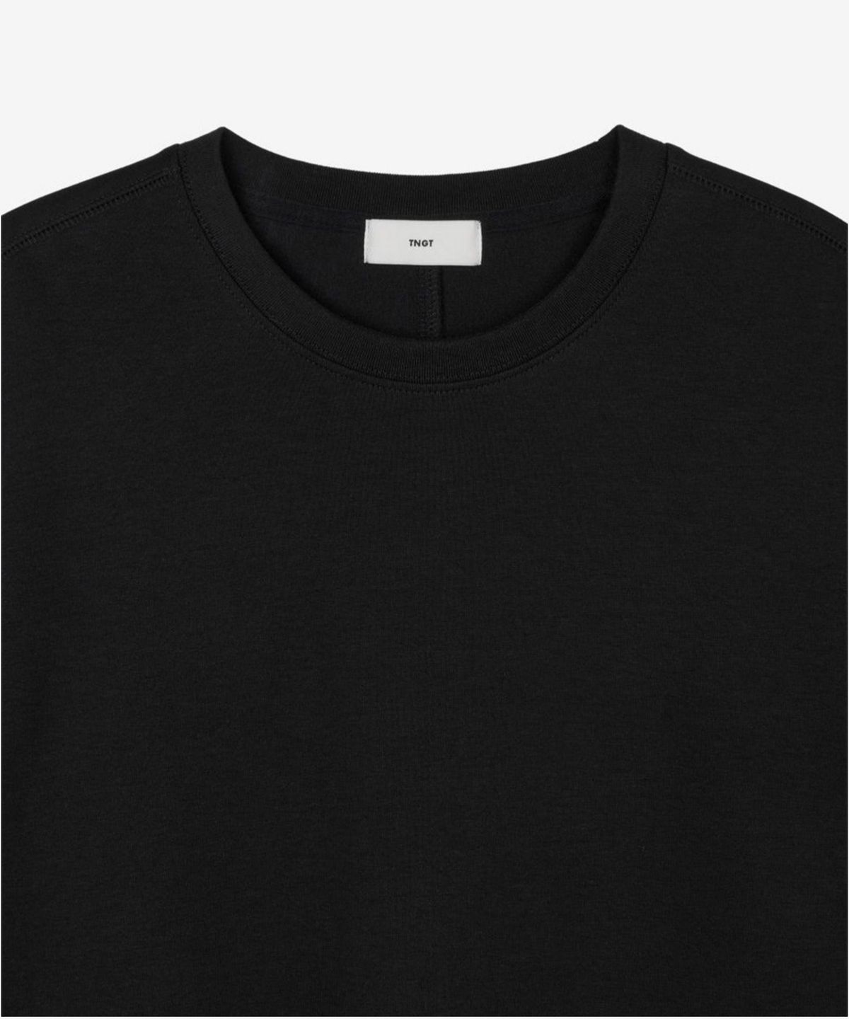티엔지티 우먼(TNGT WOMAN) W Essential Cropped Tee (Black) TNTS6E205BK