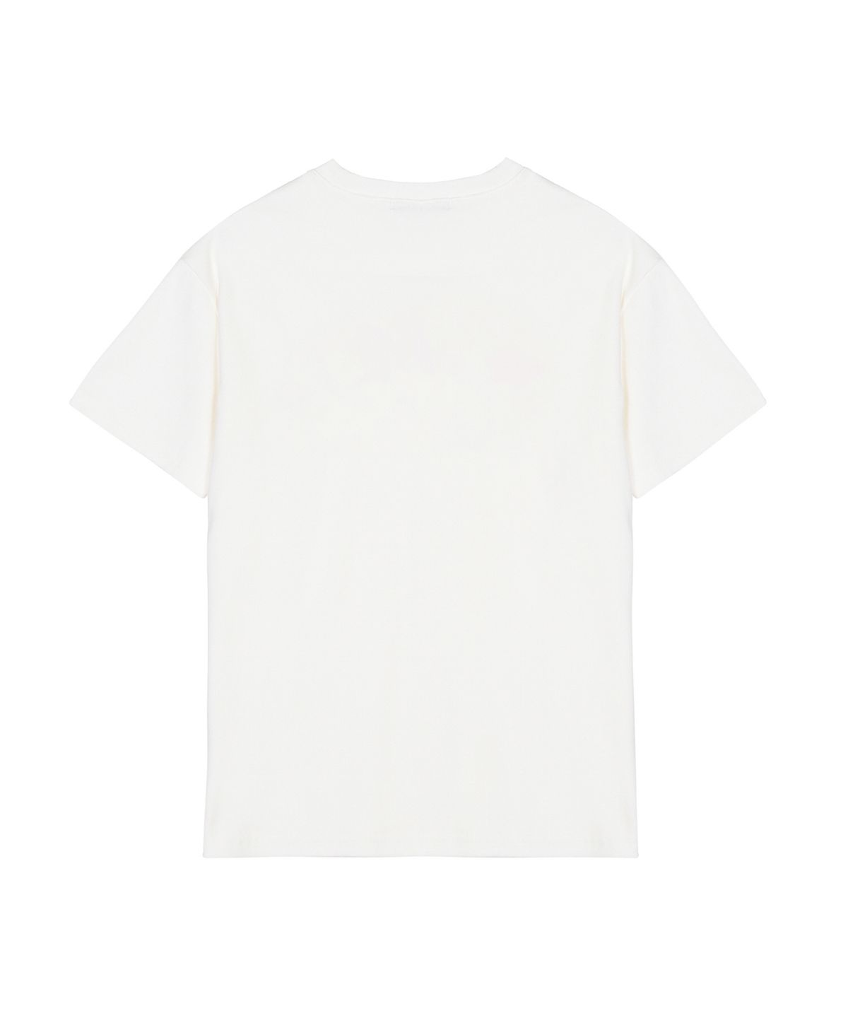 닉앤니콜(NICK&NICOLE) NICOLE LETTERING RIBBED SLIM T-SHIRT_WHITE