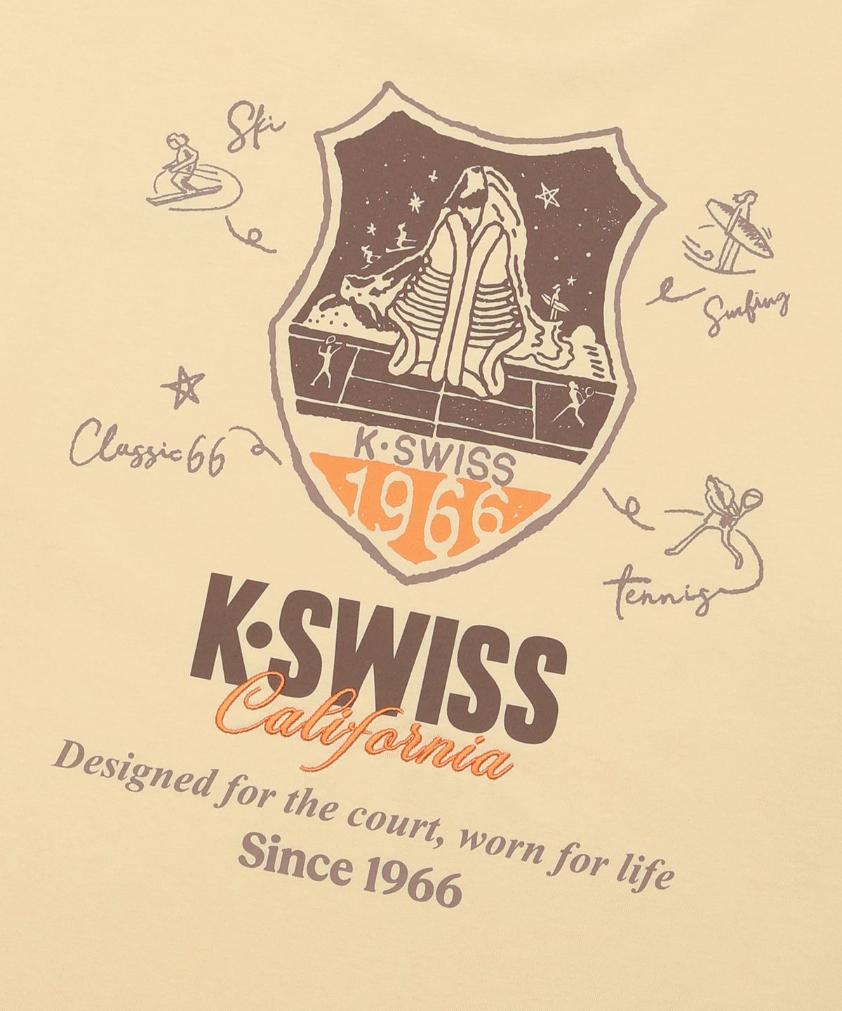 케이스위스(K-SWISS) 60th 쉴드 그래픽 티_1KSTSMV905LY